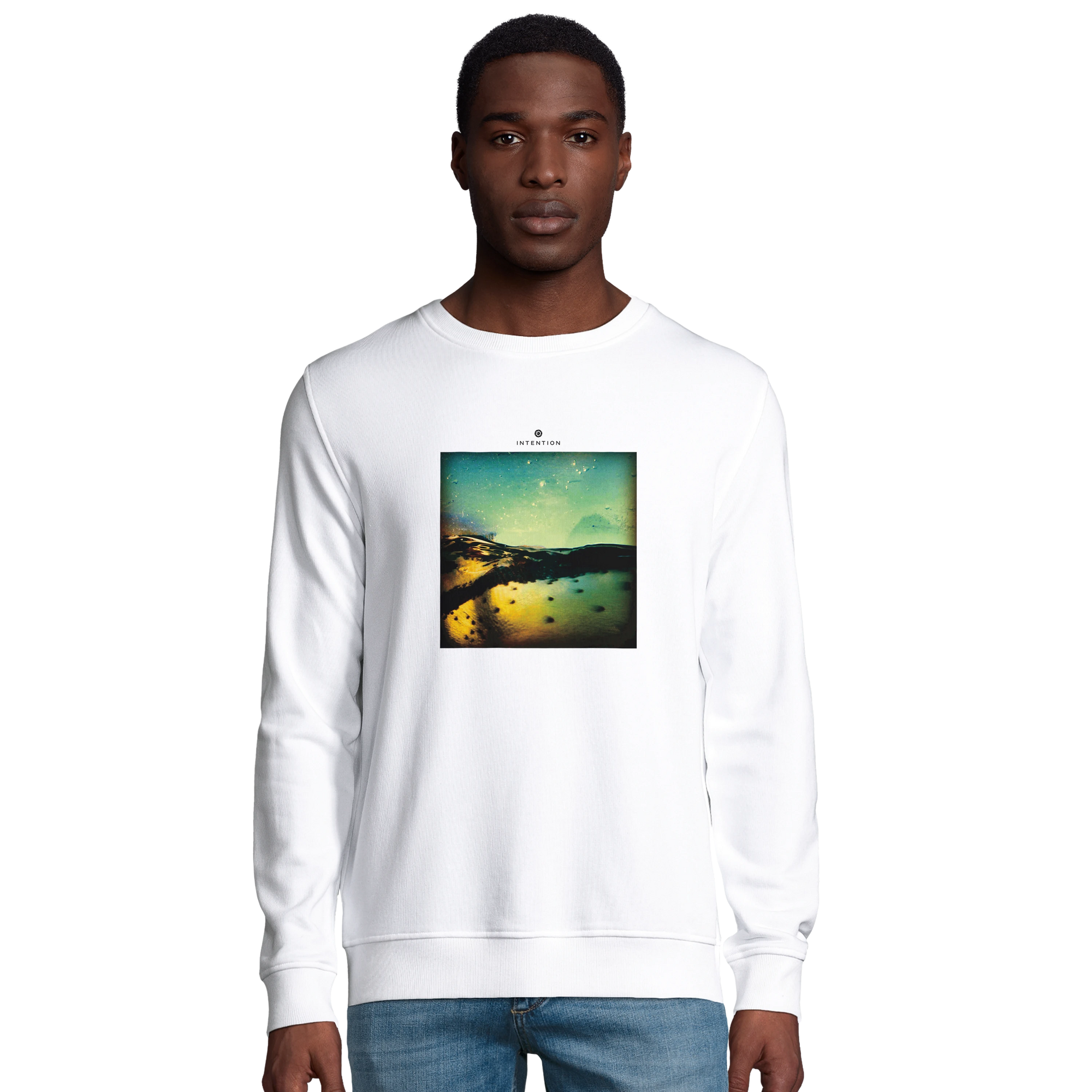 Harmonious - "Underwater Flight" Sweatshirt White 3
