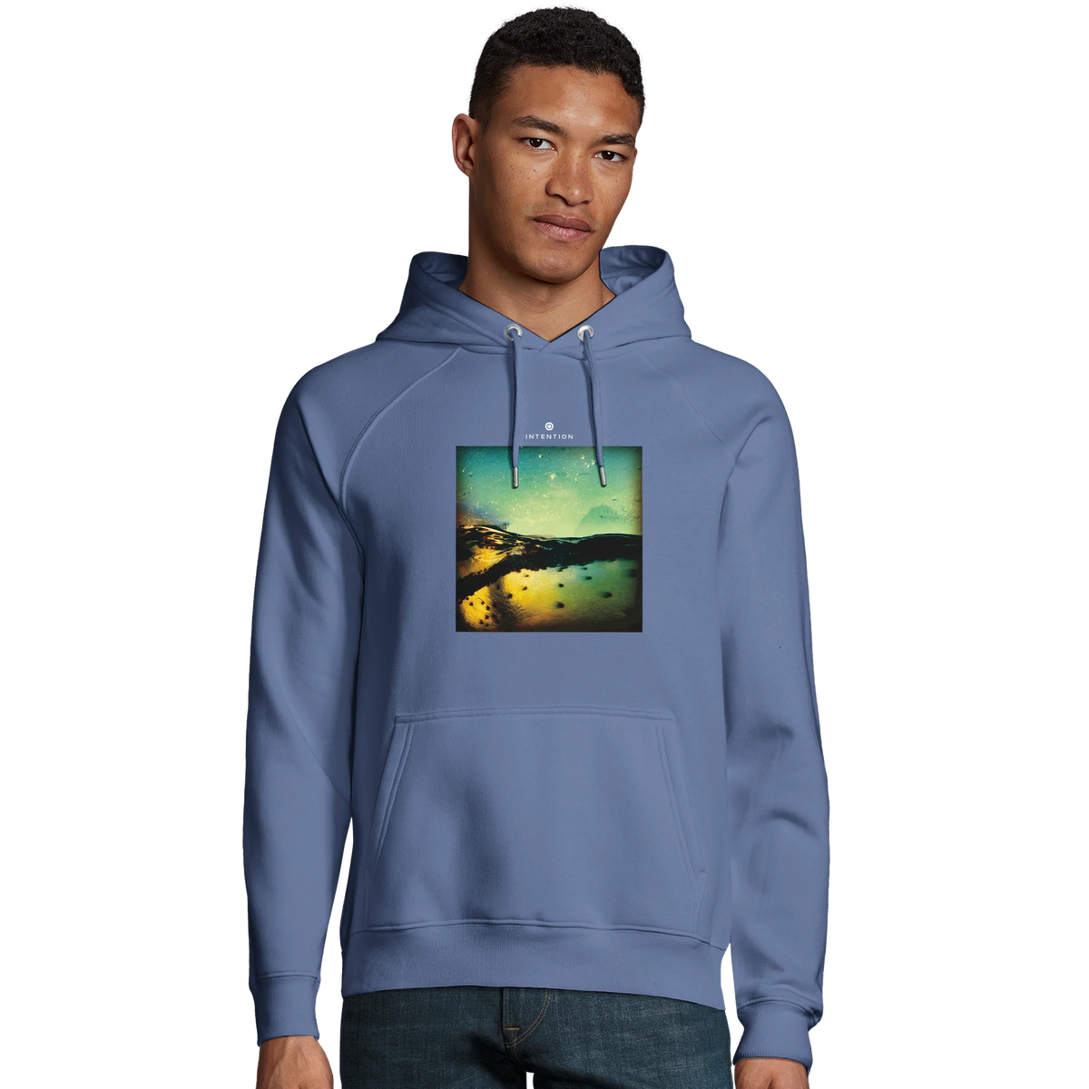 Harmonious - "Underwater Flight" Hoodie Blue 3