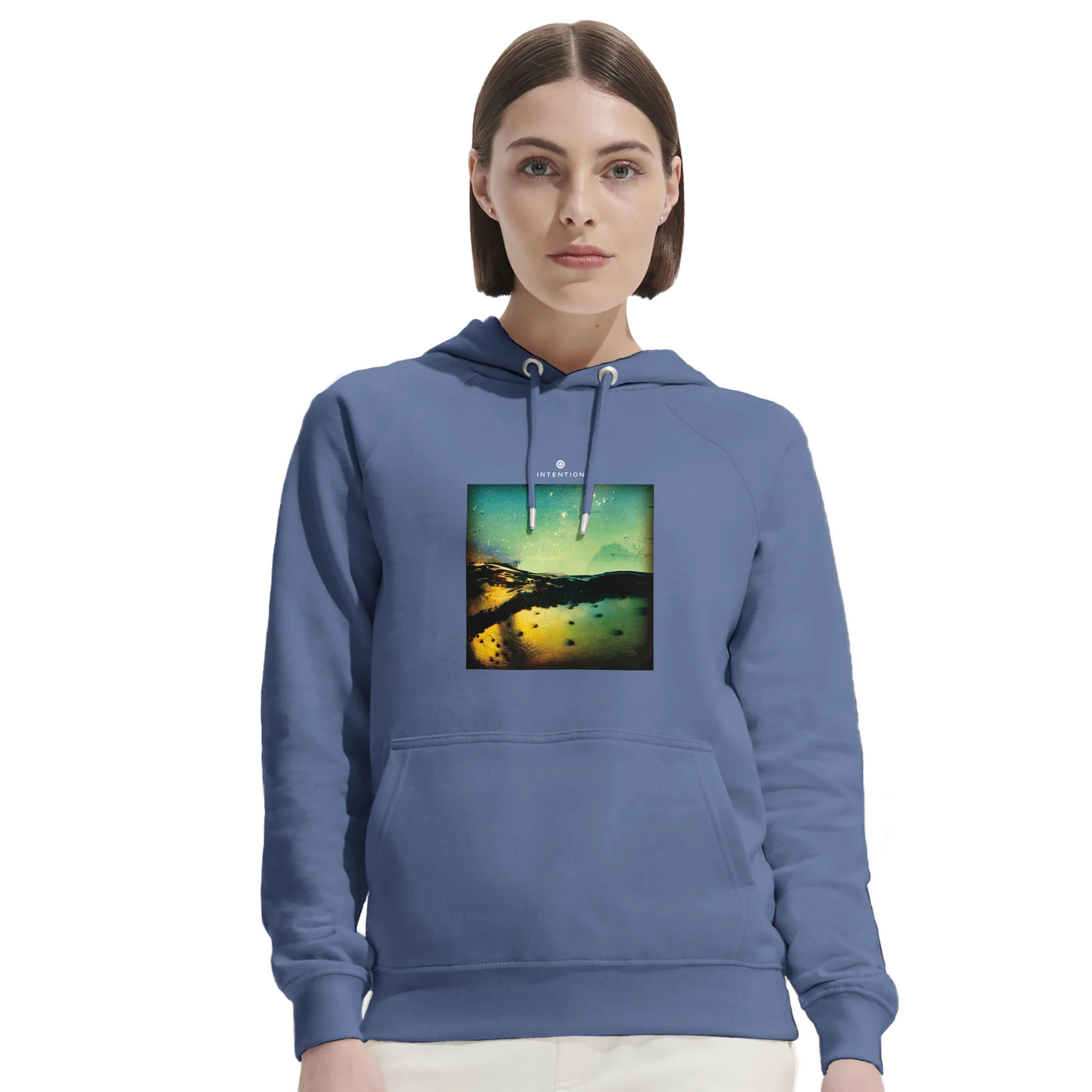 Harmonious - "Underwater Flight" Hoodie Blue 5