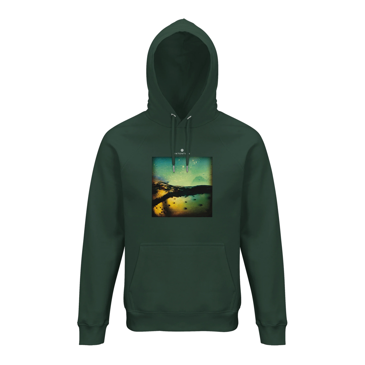 Harmonious - "Underwater Flight" Hoodie Bottle Green 1