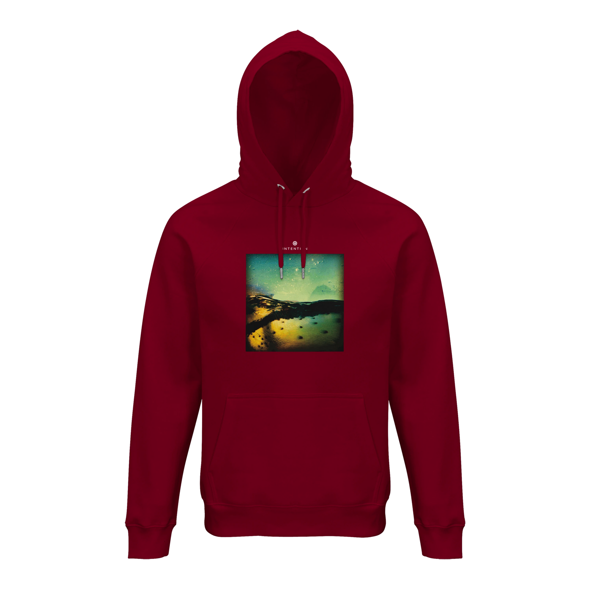 Harmonious - "Underwater Flight" Hoodie Burgundy 1