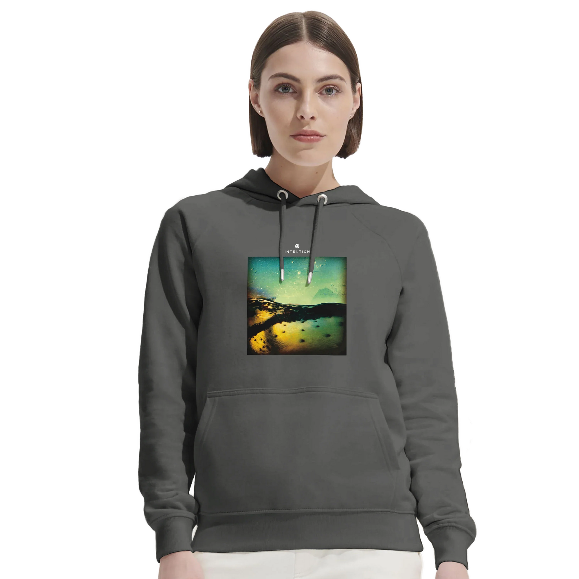 Harmonious - "Underwater Flight" Hoodie charcoal melange 5