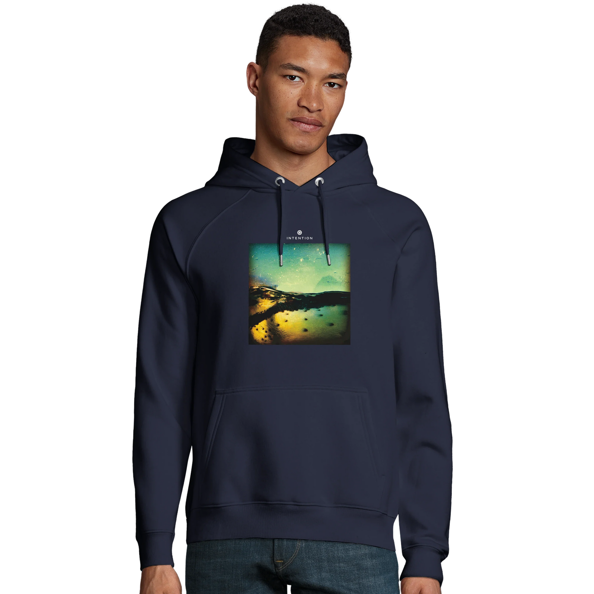Harmonious - "Underwater Flight" Hoodie French Navy 3