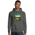 Harmonious - "Underwater Flight" Hoodie Grey Melange 3