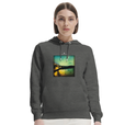 Harmonious - "Underwater Flight" Hoodie Grey Melange 5