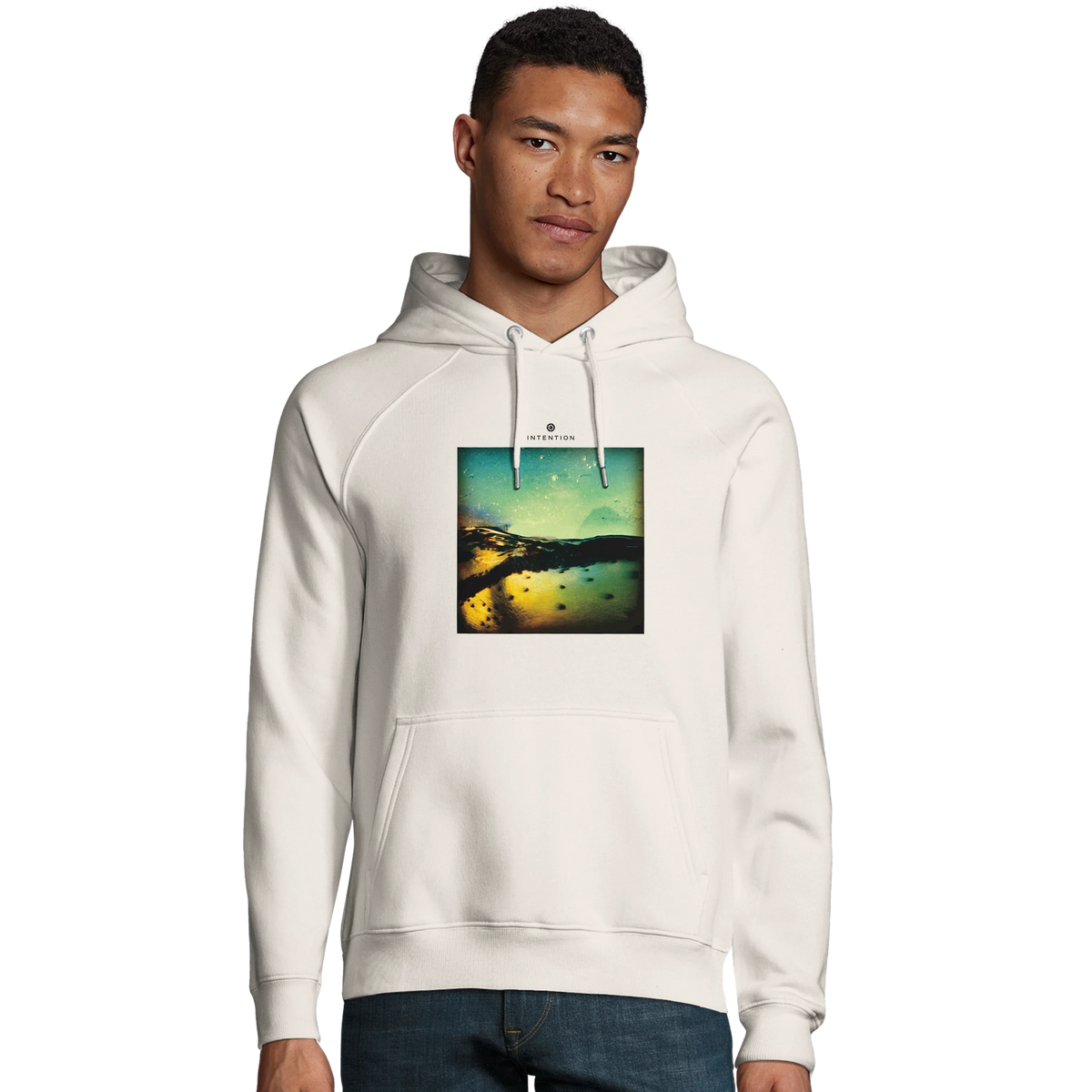 Harmonious - "Underwater Flight" Hoodie Off White 3