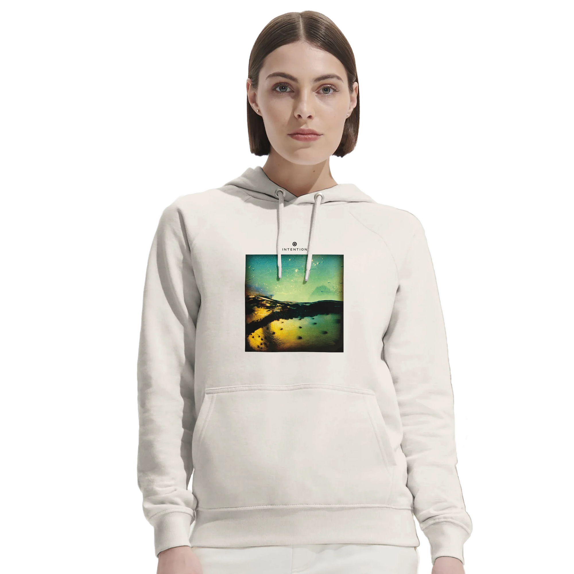 Harmonious - "Underwater Flight" Hoodie Off White 5