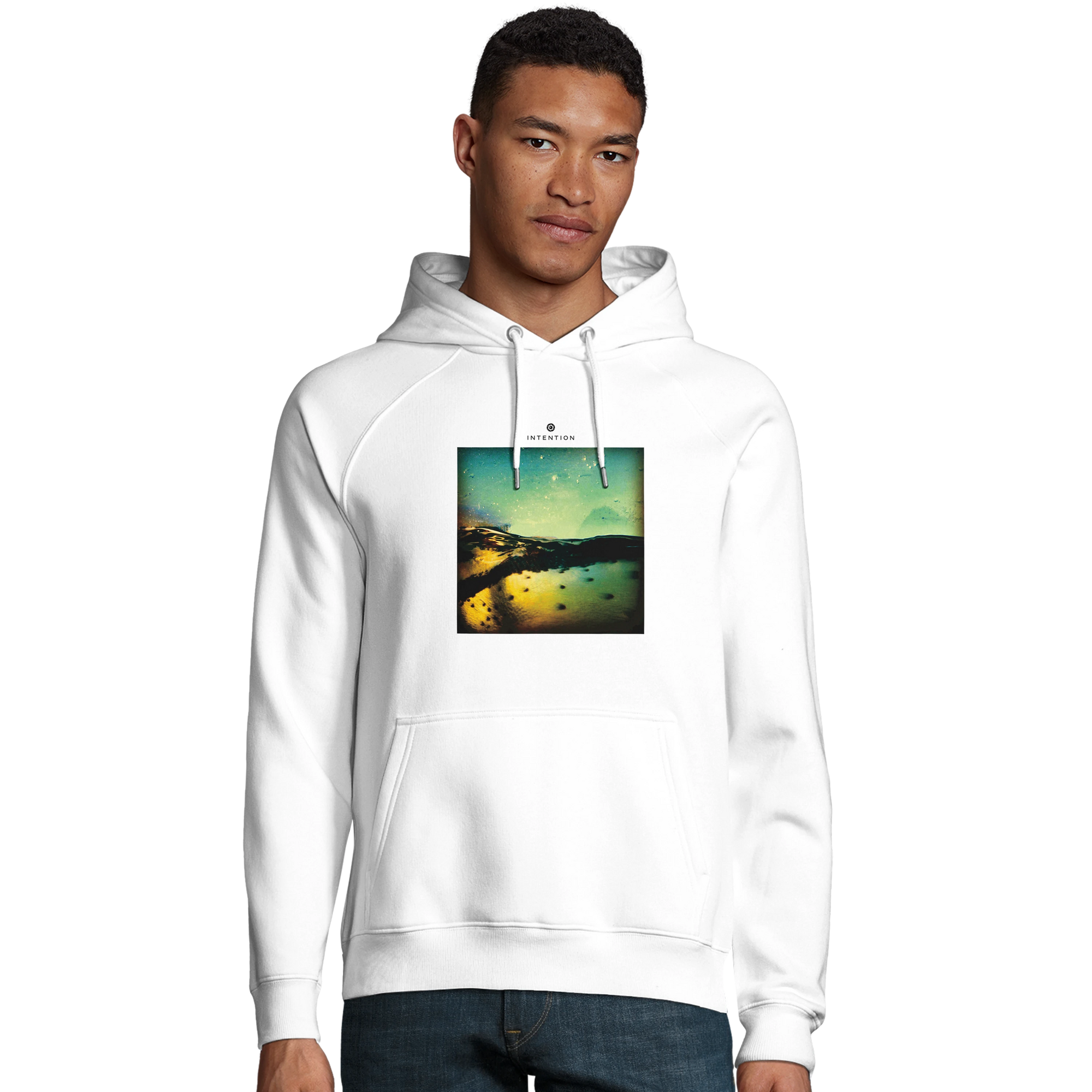 Harmonious - "Underwater Flight" Hoodie White 3