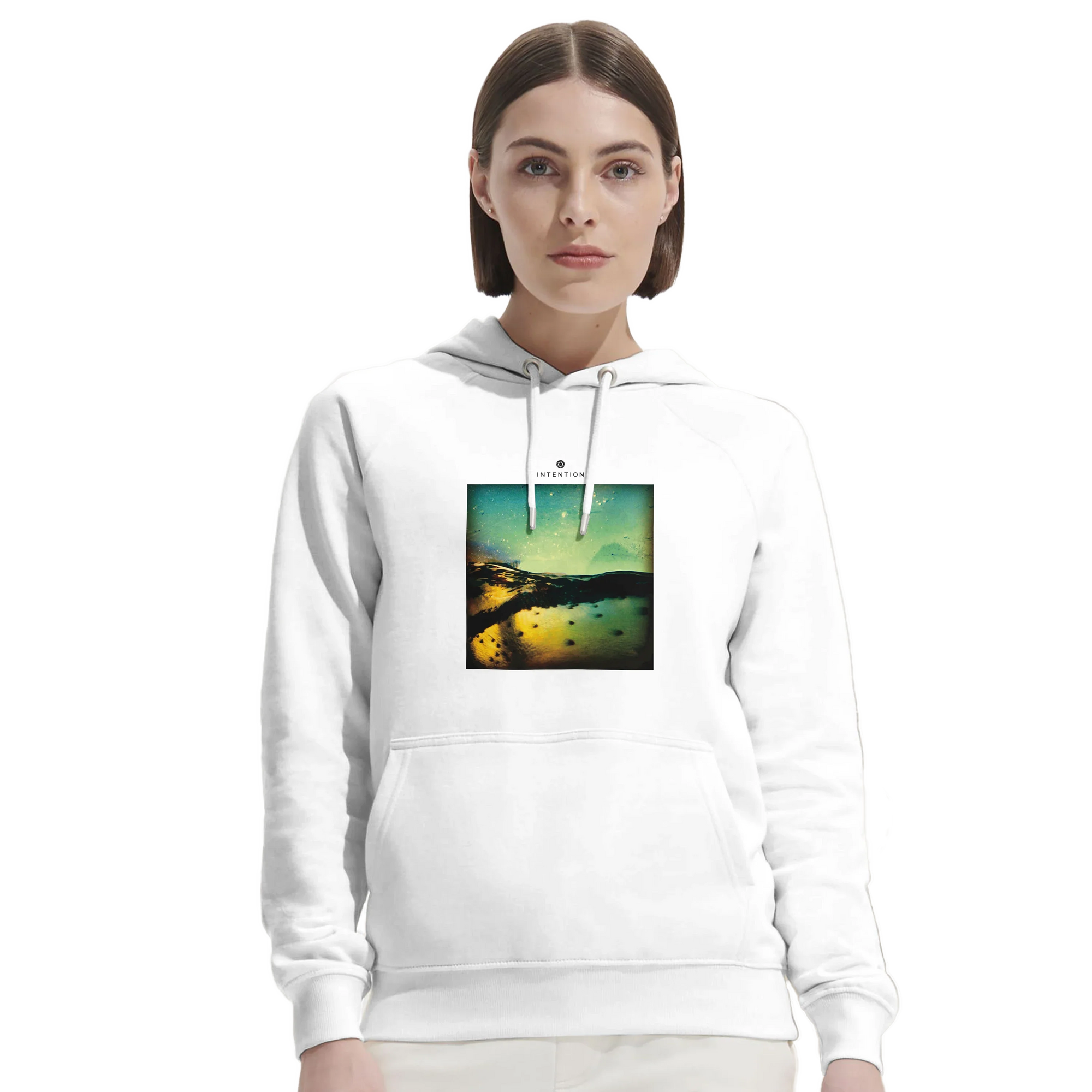 Harmonious - "Underwater Flight" Hoodie White 5