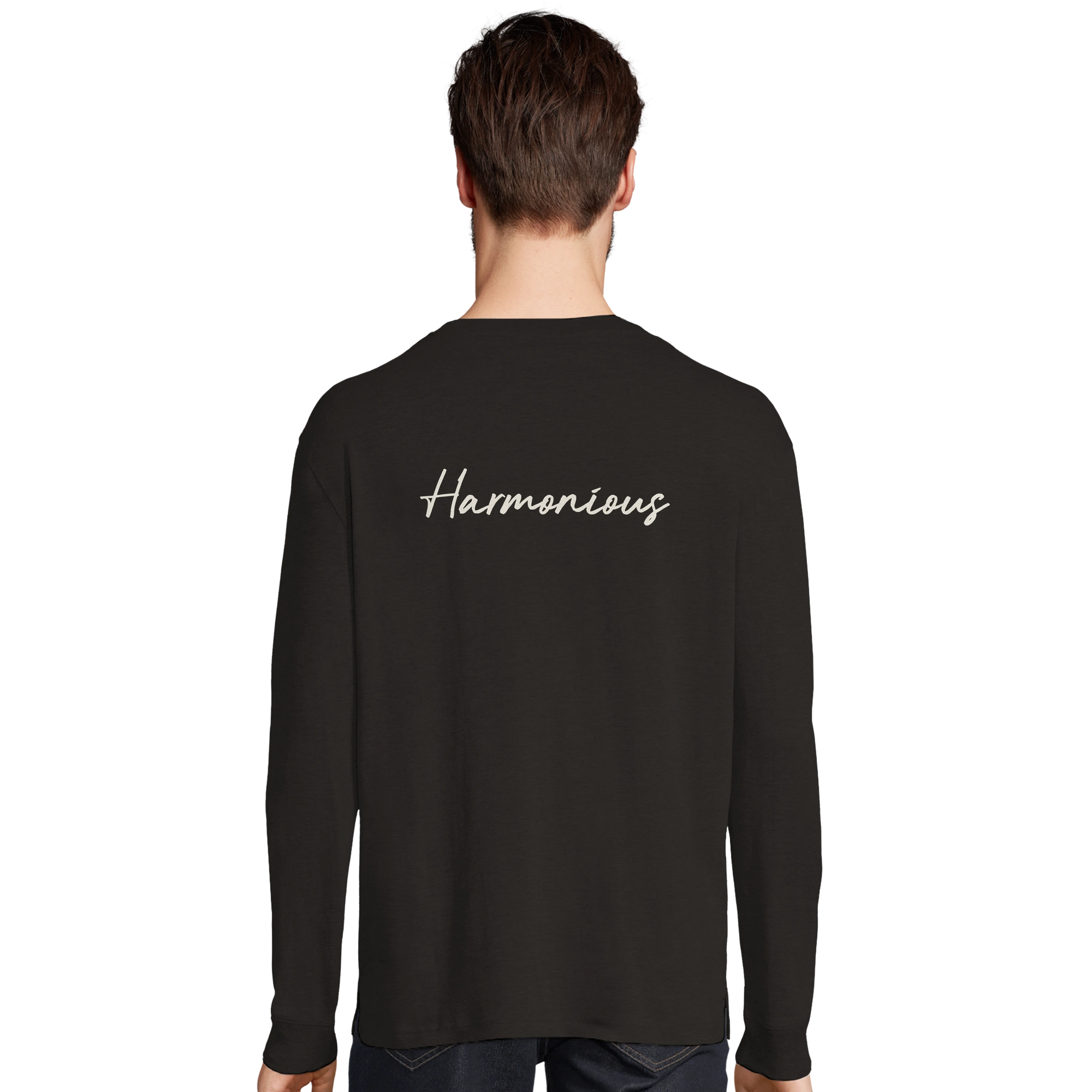 Harmonious - "Underwater Flight" Long sleeve Deep Black 4