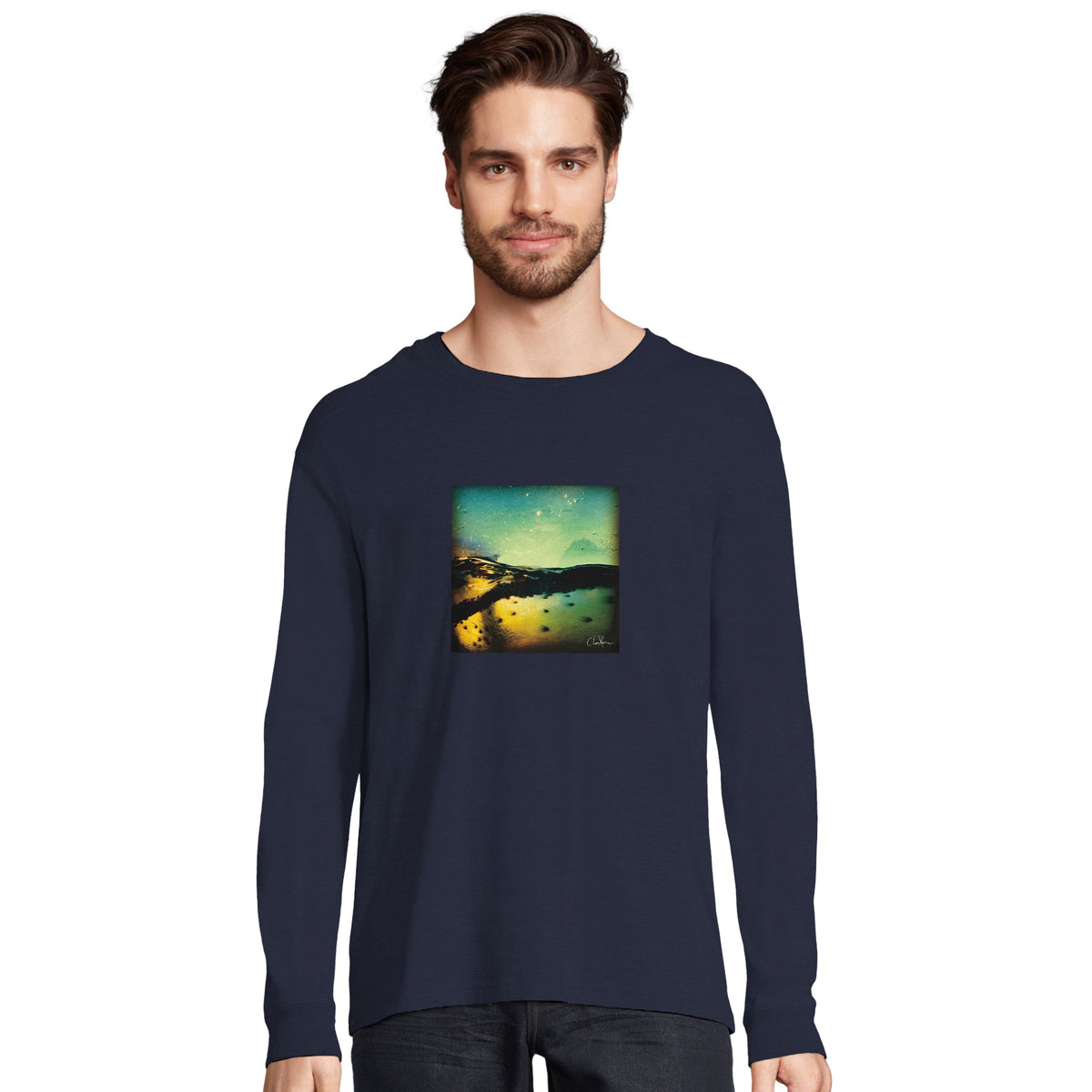 Harmonious - "Underwater Flight" Long sleeve French Navy 3