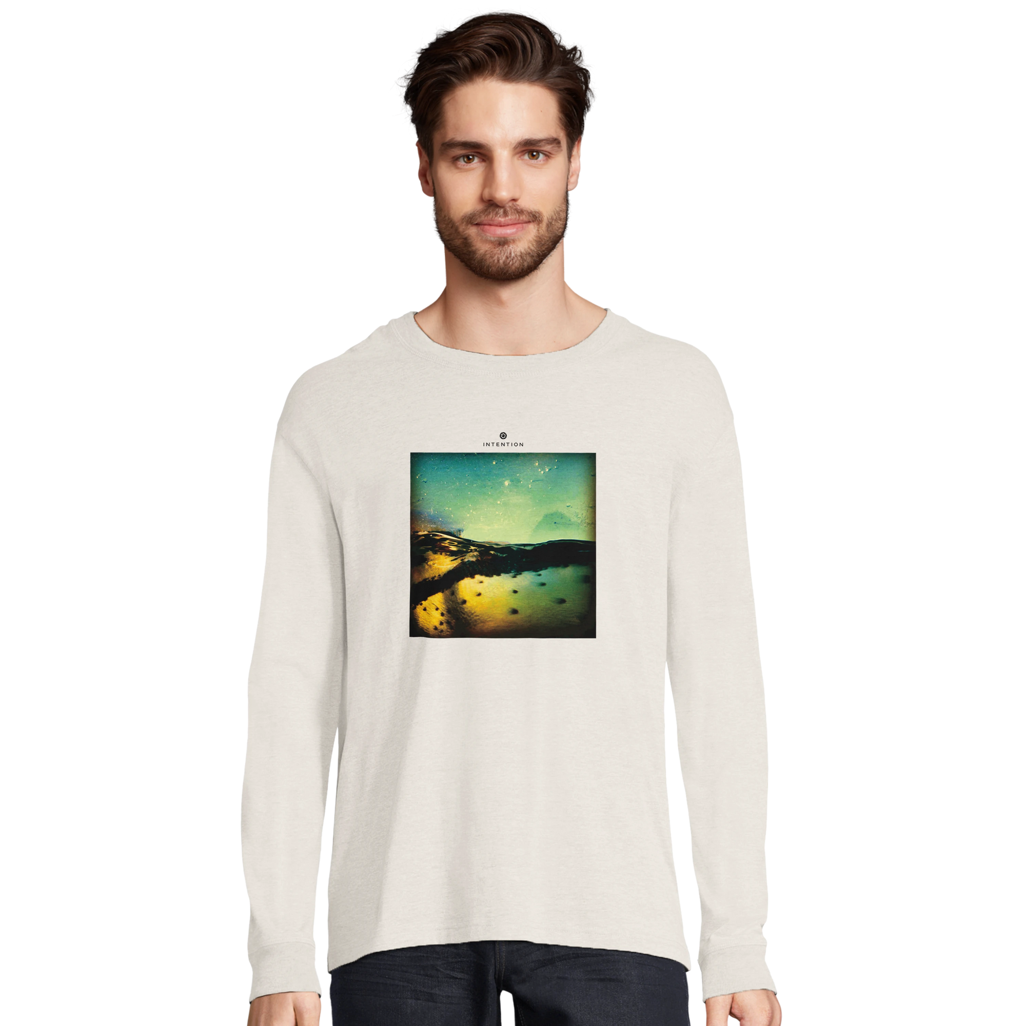 Harmonious - "Underwater Flight" Long sleeve Off White 3