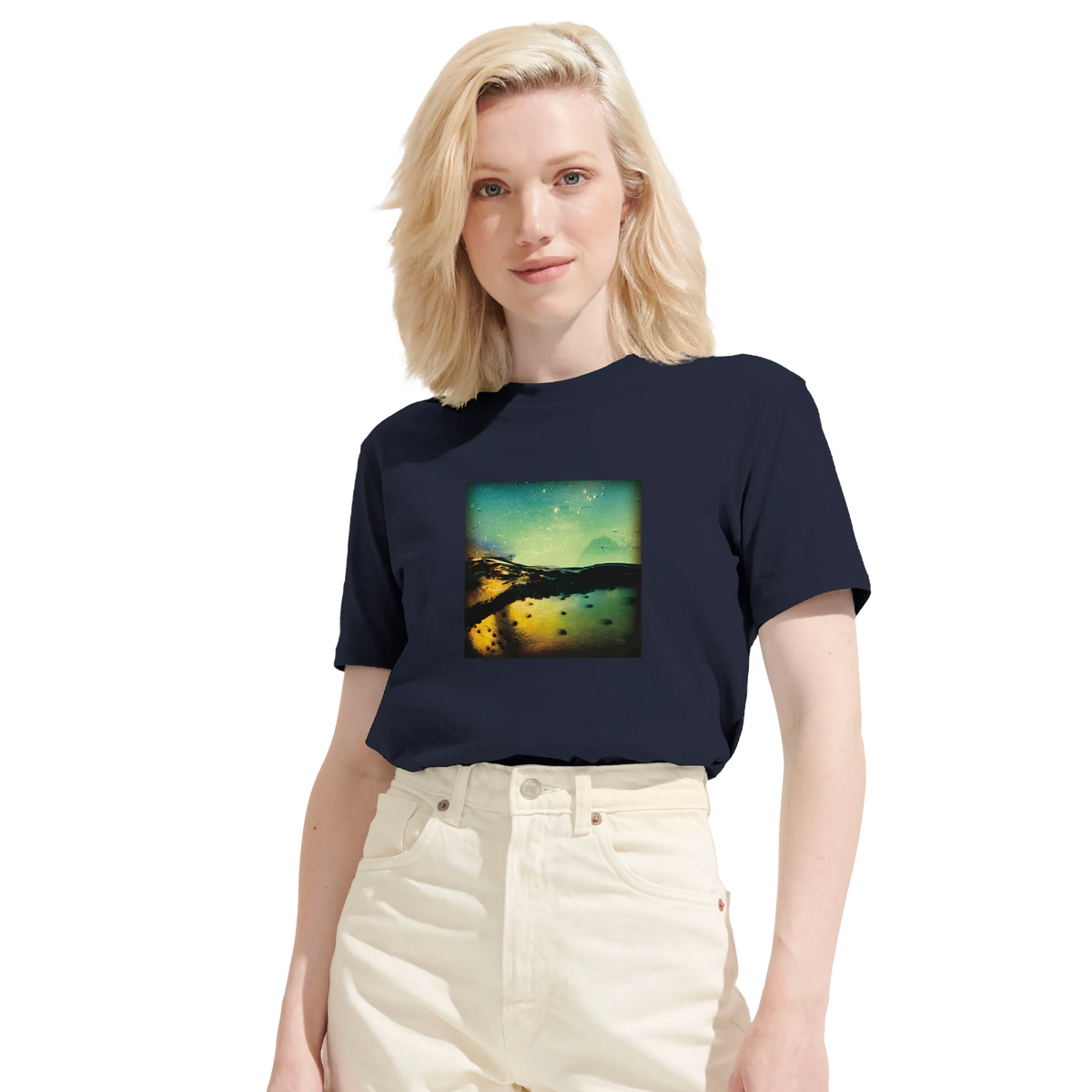 Harmonious - "Underwater Flight" T-shirt French Navy 6