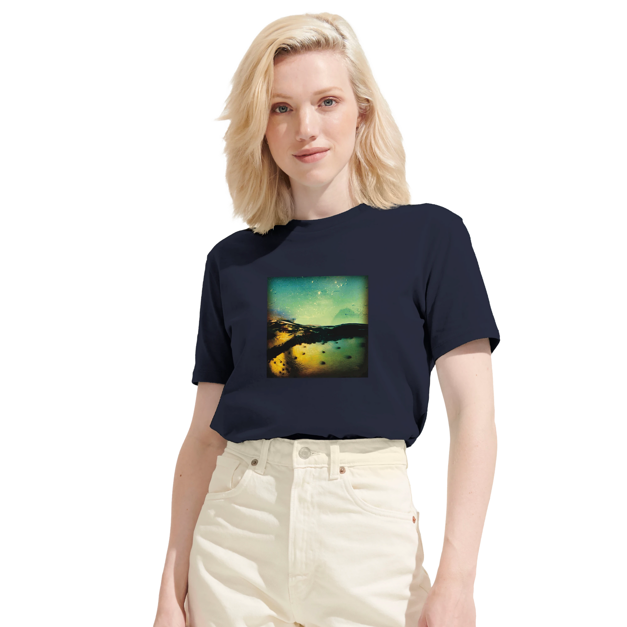 Harmonious - "Underwater Flight" T-shirt French Navy 6