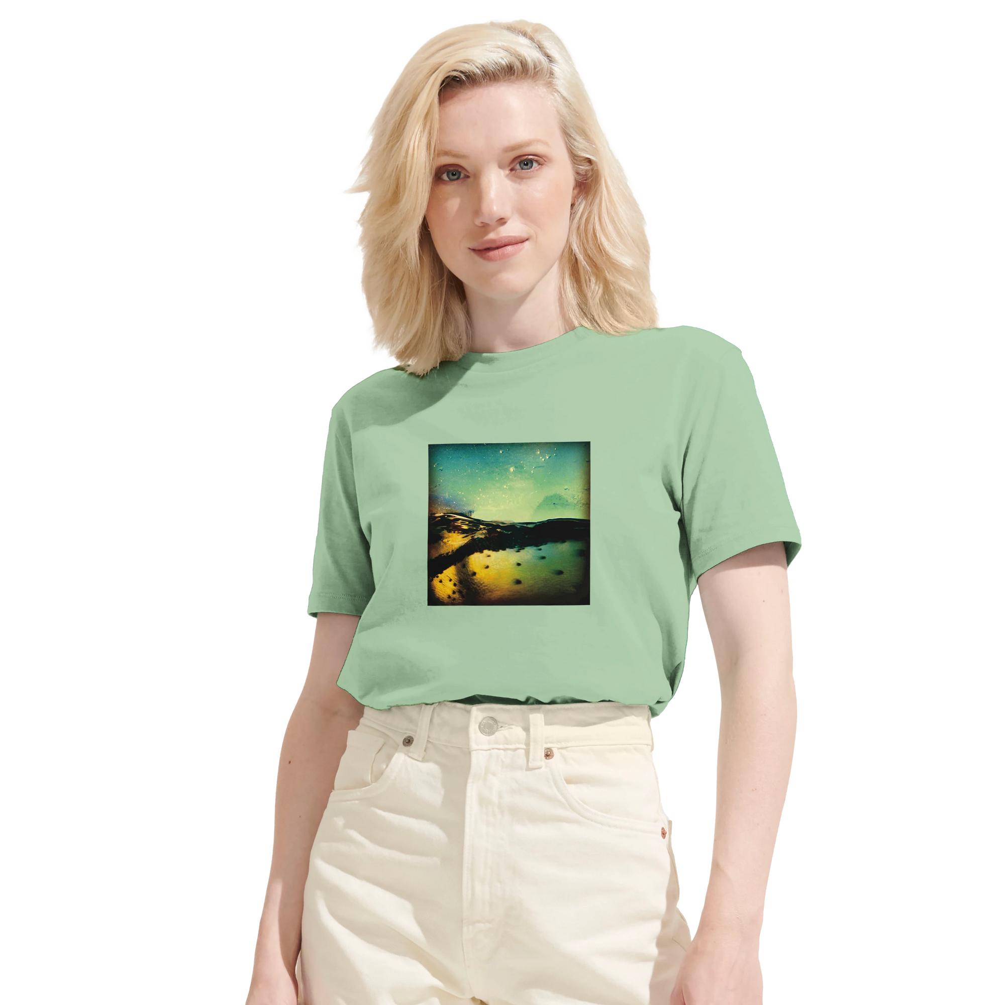 Harmonious - "Underwater Flight" T-shirt frozen green 6