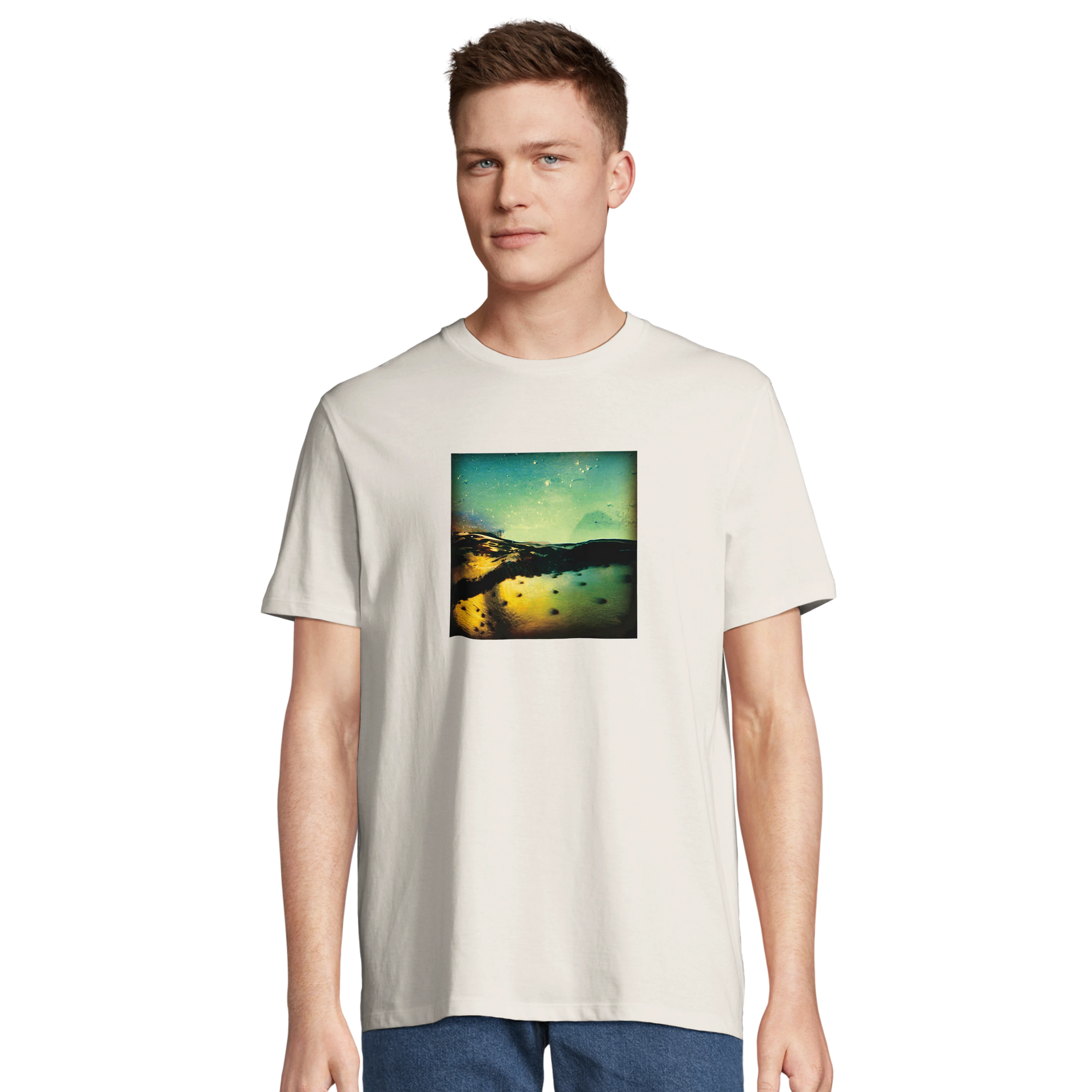 Harmonious - "Underwater Flight" T-shirt Off White 4