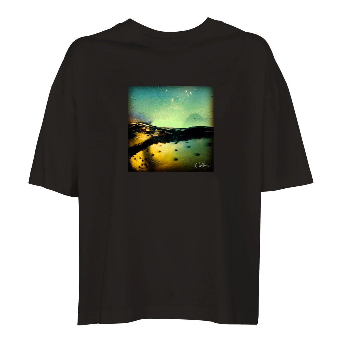 Harmonious - "Underwater Flight" T-shirt Deep Black 1