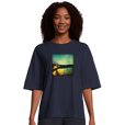 Harmonious - "Underwater Flight" T-shirt French Navy 4