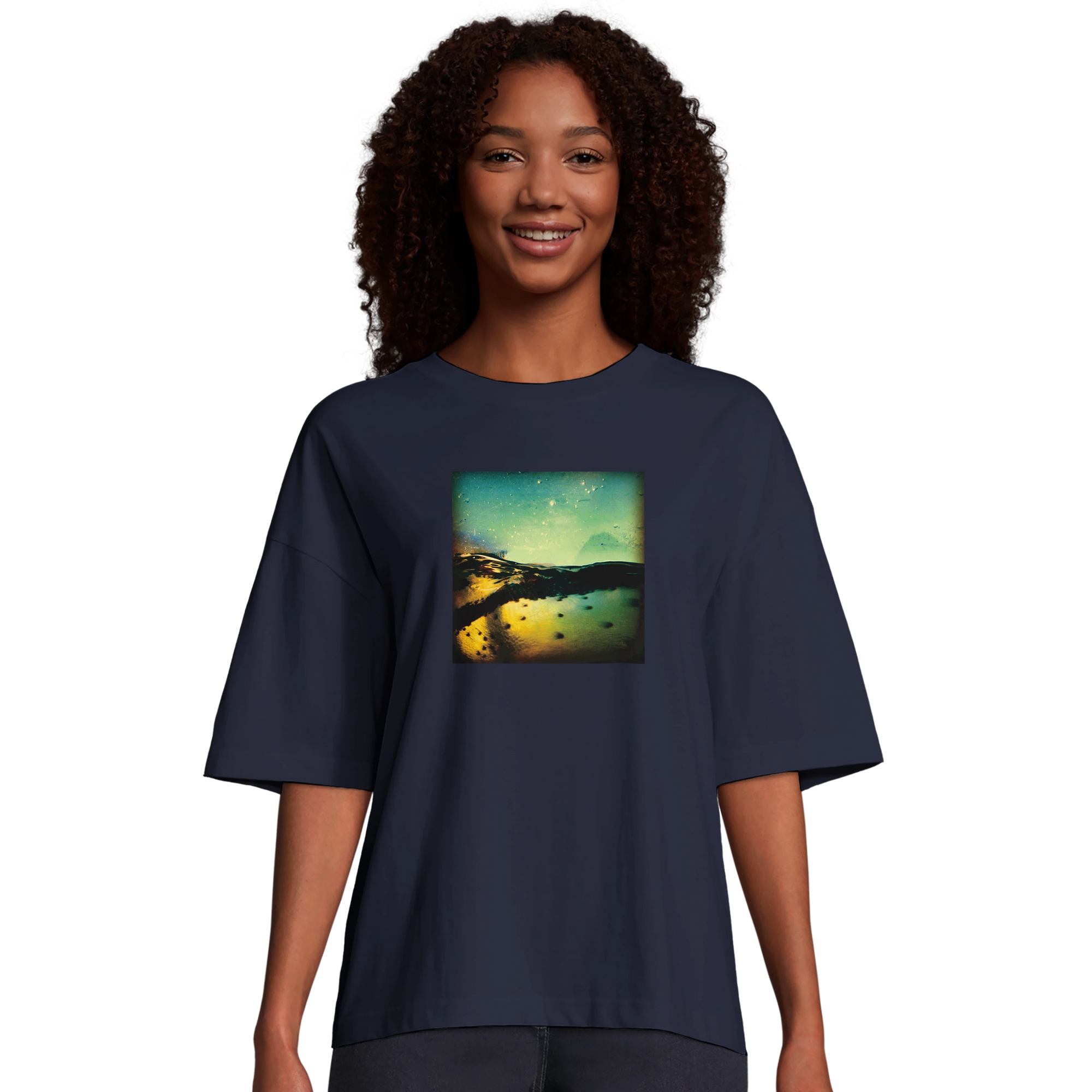 Harmonious - "Underwater Flight" T-shirt French Navy 4