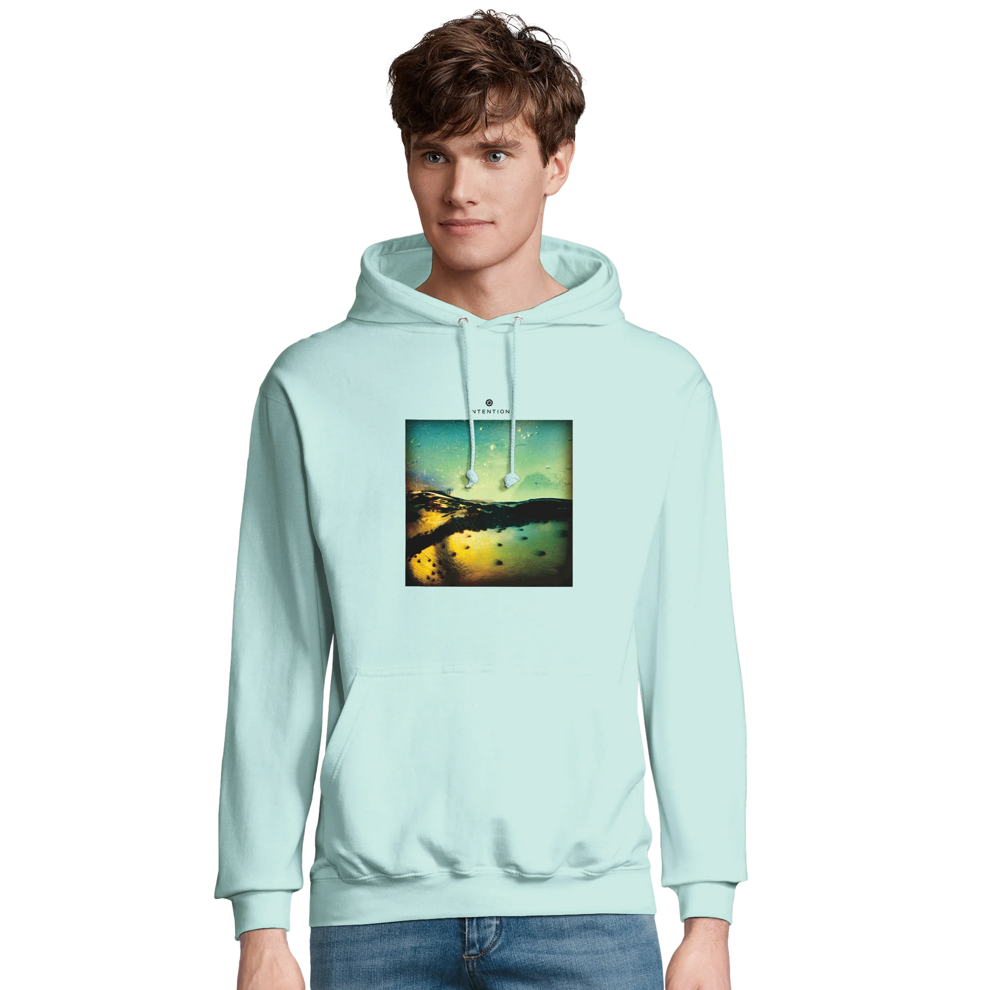 Harmonious - "Underwater Flight" Hoodie arctic blue 3