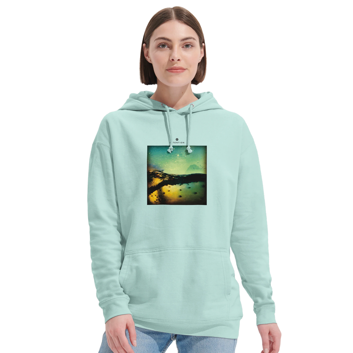 Harmonious - "Underwater Flight" Hoodie arctic blue 5