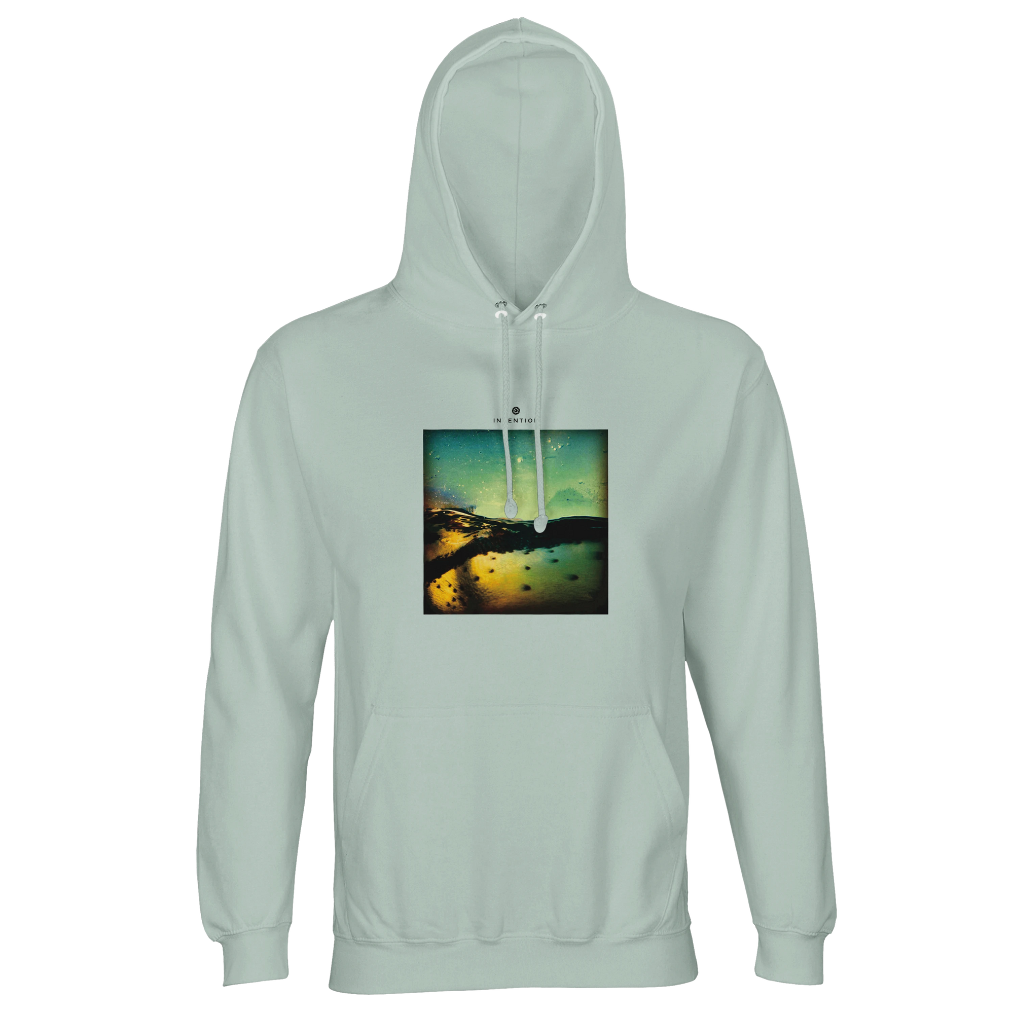 Harmonious - "Underwater Flight" Hoodie creamy green 1