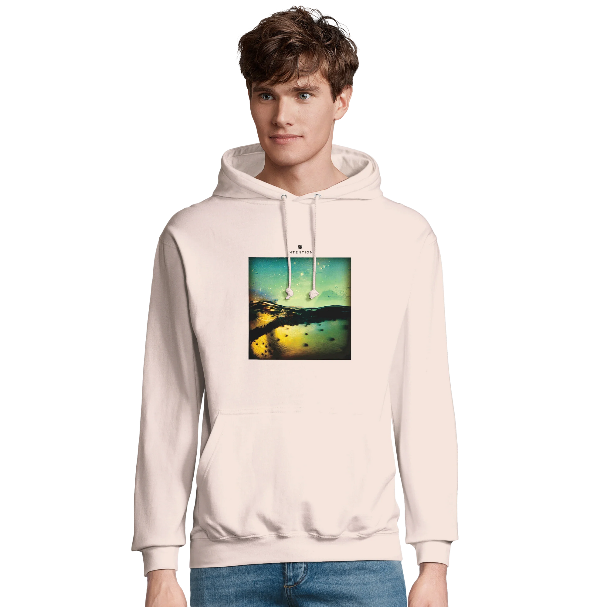 Harmonious - "Underwater Flight" Hoodie creamy pink 3