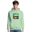 Harmonious - "Underwater Flight" Hoodie frozen green 3