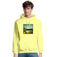 Harmonious - "Underwater Flight" Hoodie Light Yellow 3