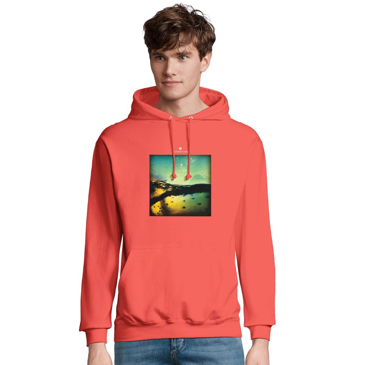Harmonious - "Underwater Flight" Hoodie pop orange 3