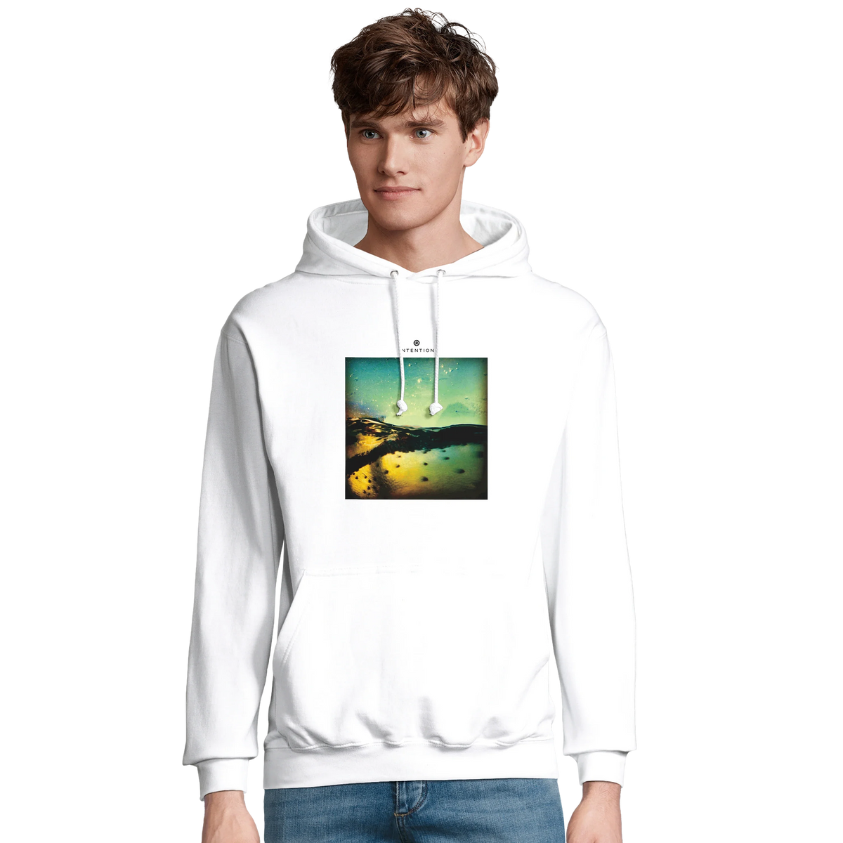 Harmonious - "Underwater Flight" Hoodie White 3