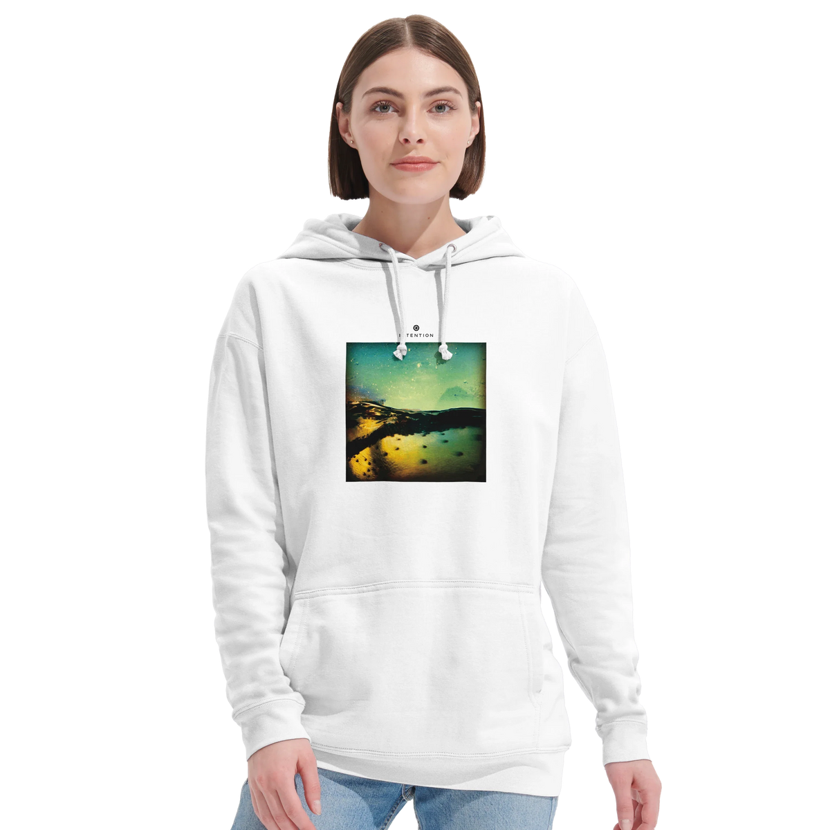 Harmonious - "Underwater Flight" Hoodie White 5