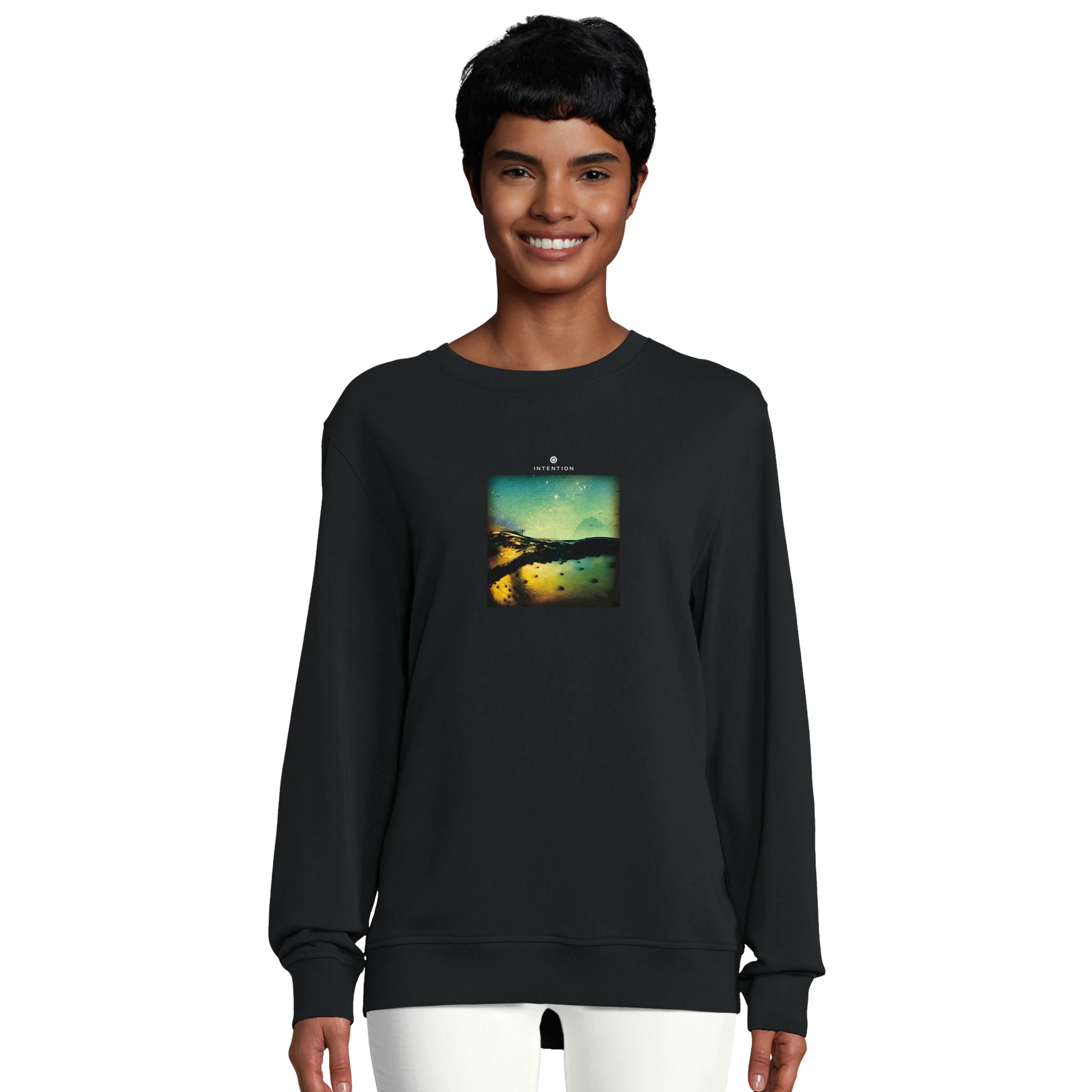 Harmonious - "Underwater Flight" Sweatshirt Black XS 44