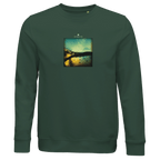 Harmonious - "Underwater Flight" Sweatshirt Bottle Green XS 1