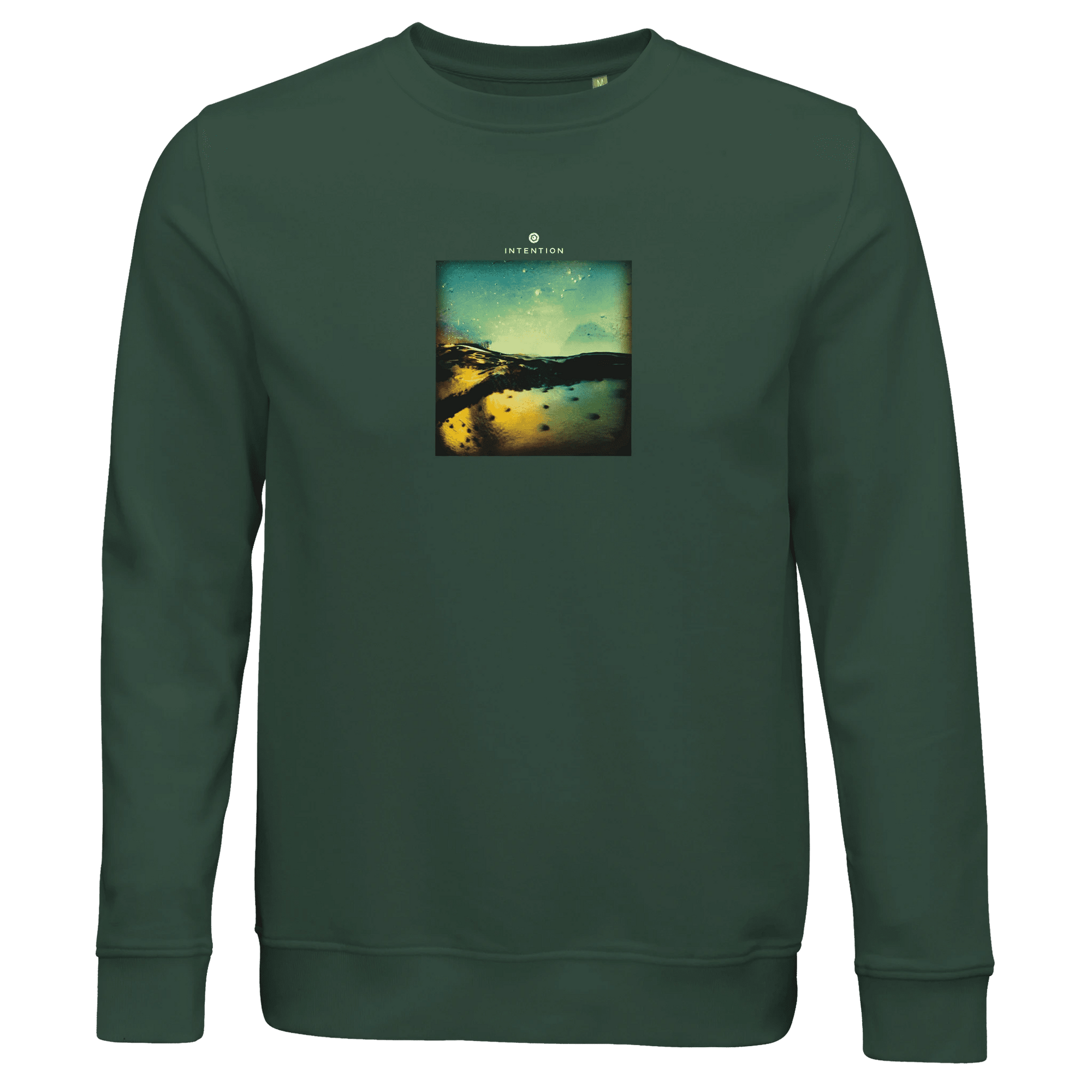 Harmonious - "Underwater Flight" Sweatshirt Bottle Green XS 34