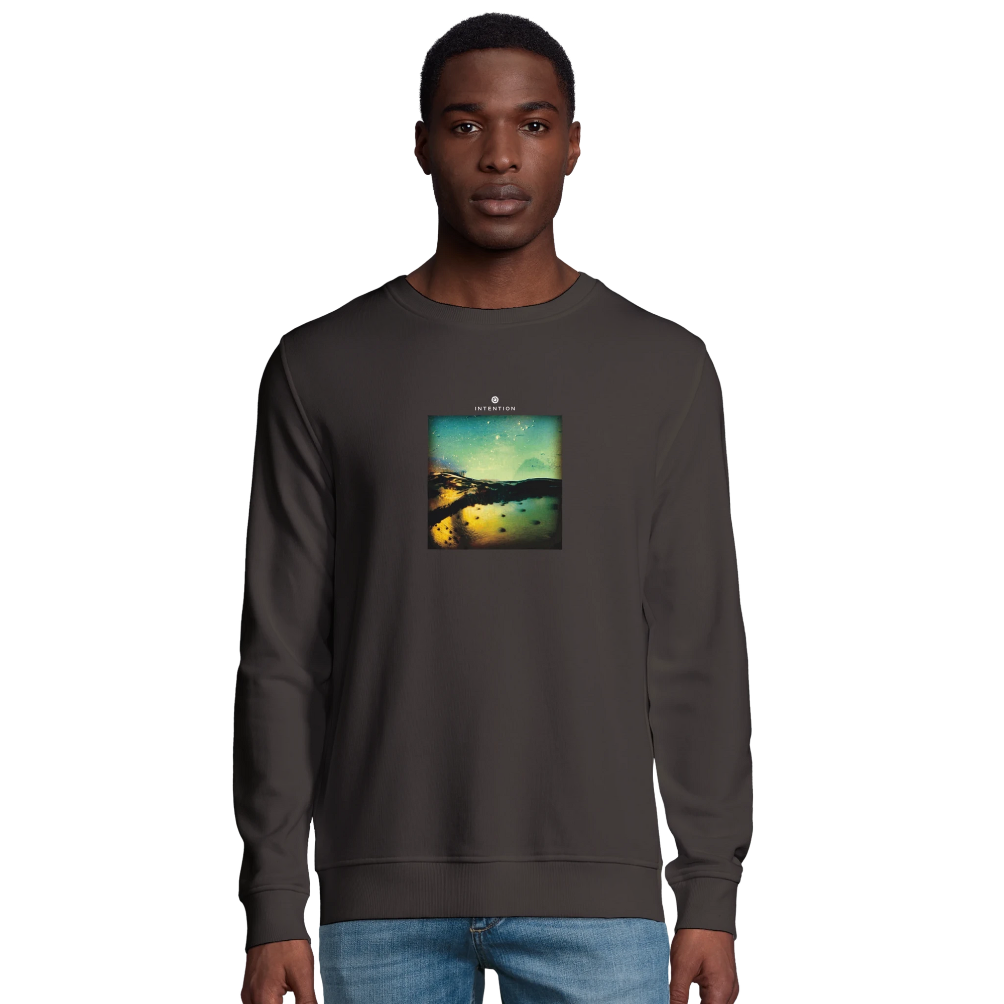 Harmonious - "Underwater Flight" Sweatshirt deep charcoal grey XS 30