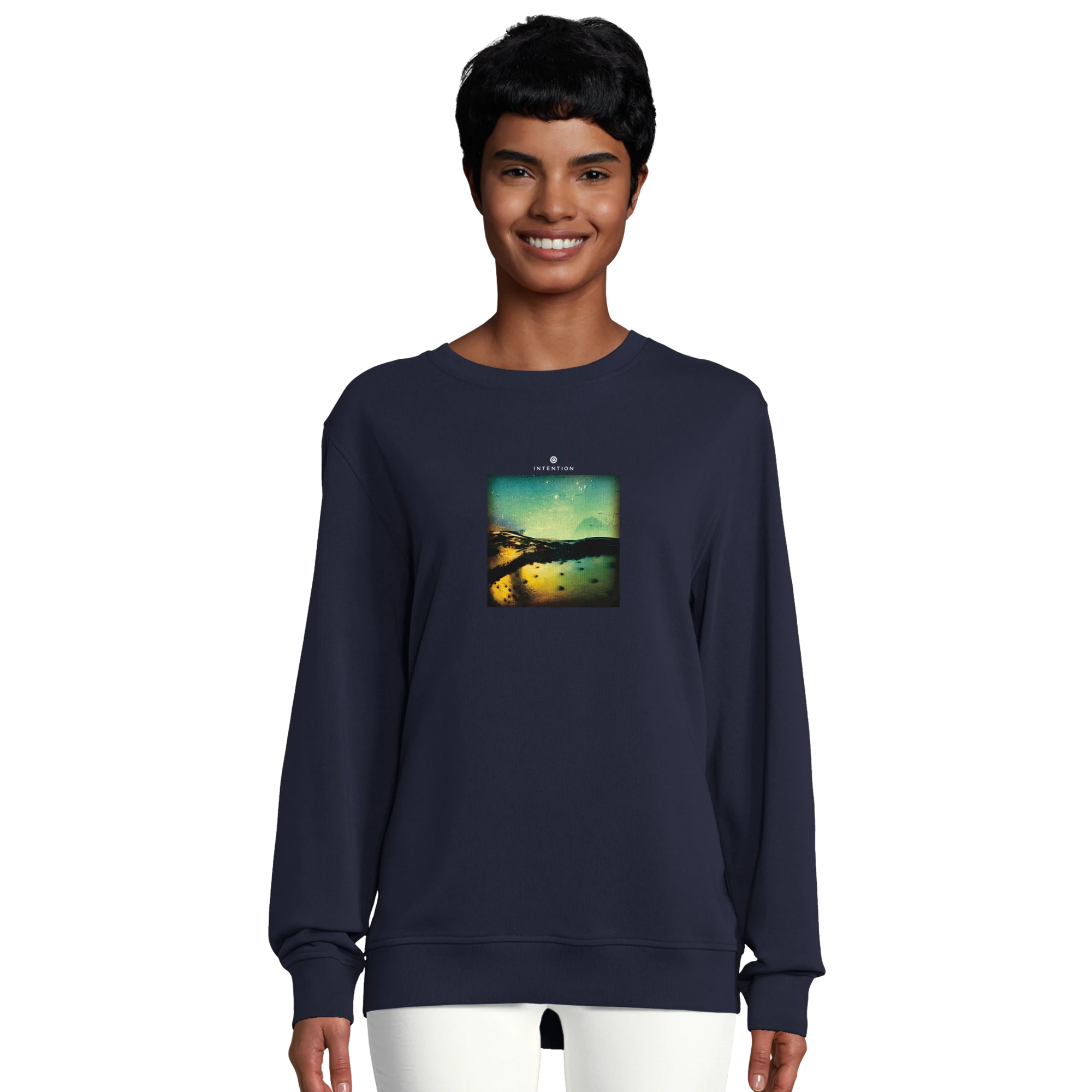 Harmonious - "Underwater Flight" Sweatshirt French Navy XS 14