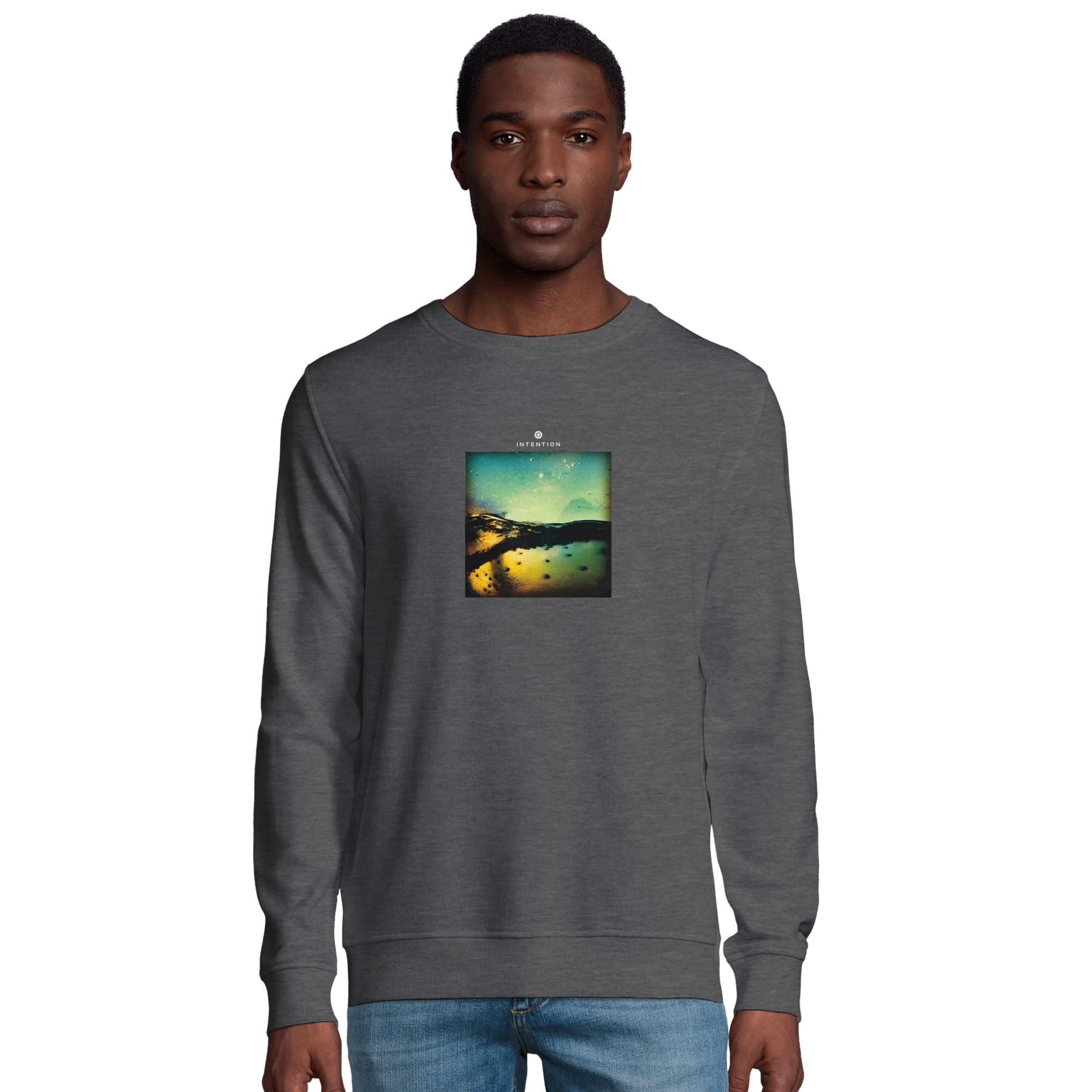 Harmonious - "Underwater Flight" Sweatshirt Grey Melange XS 18