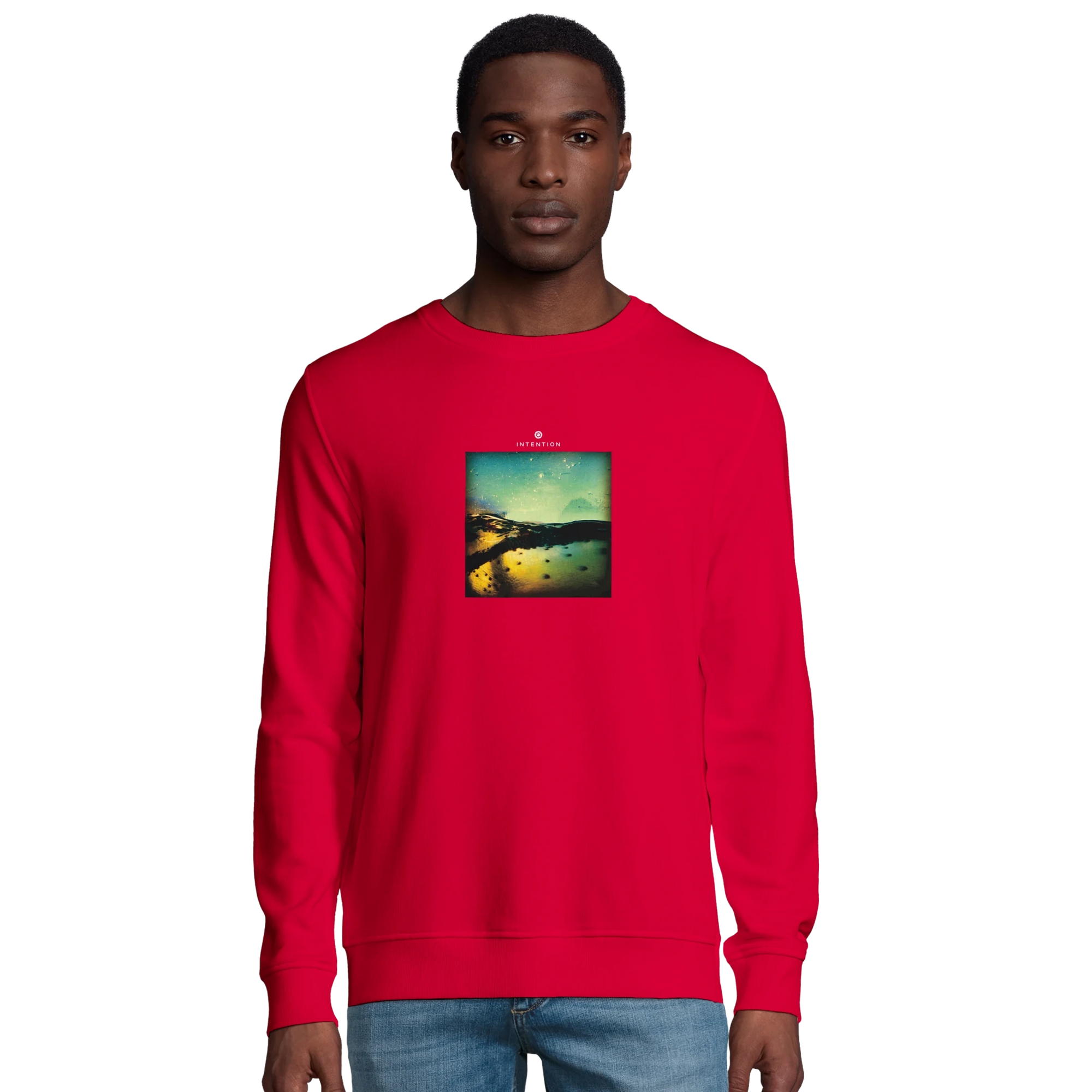 Harmonious - "Underwater Flight" Sweatshirt Red XS 24