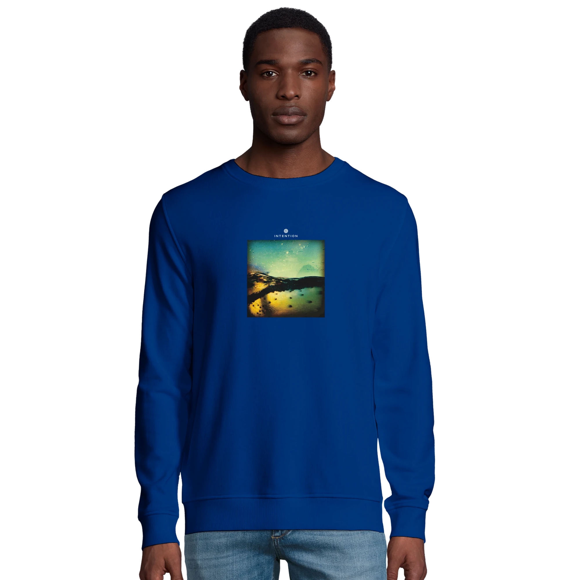 Harmonious - "Underwater Flight" Sweatshirt Royal Blue XS 48