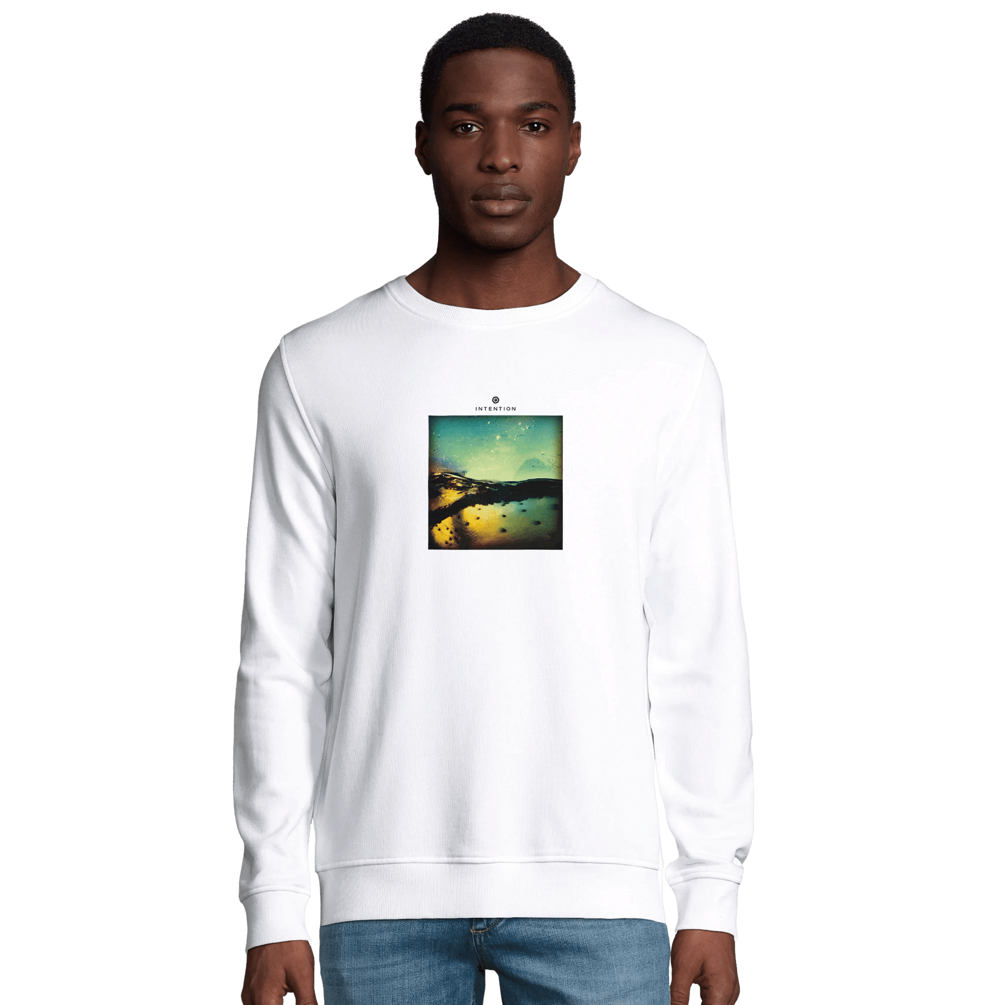 Harmonious - "Underwater Flight" Sweatshirt White XS 6