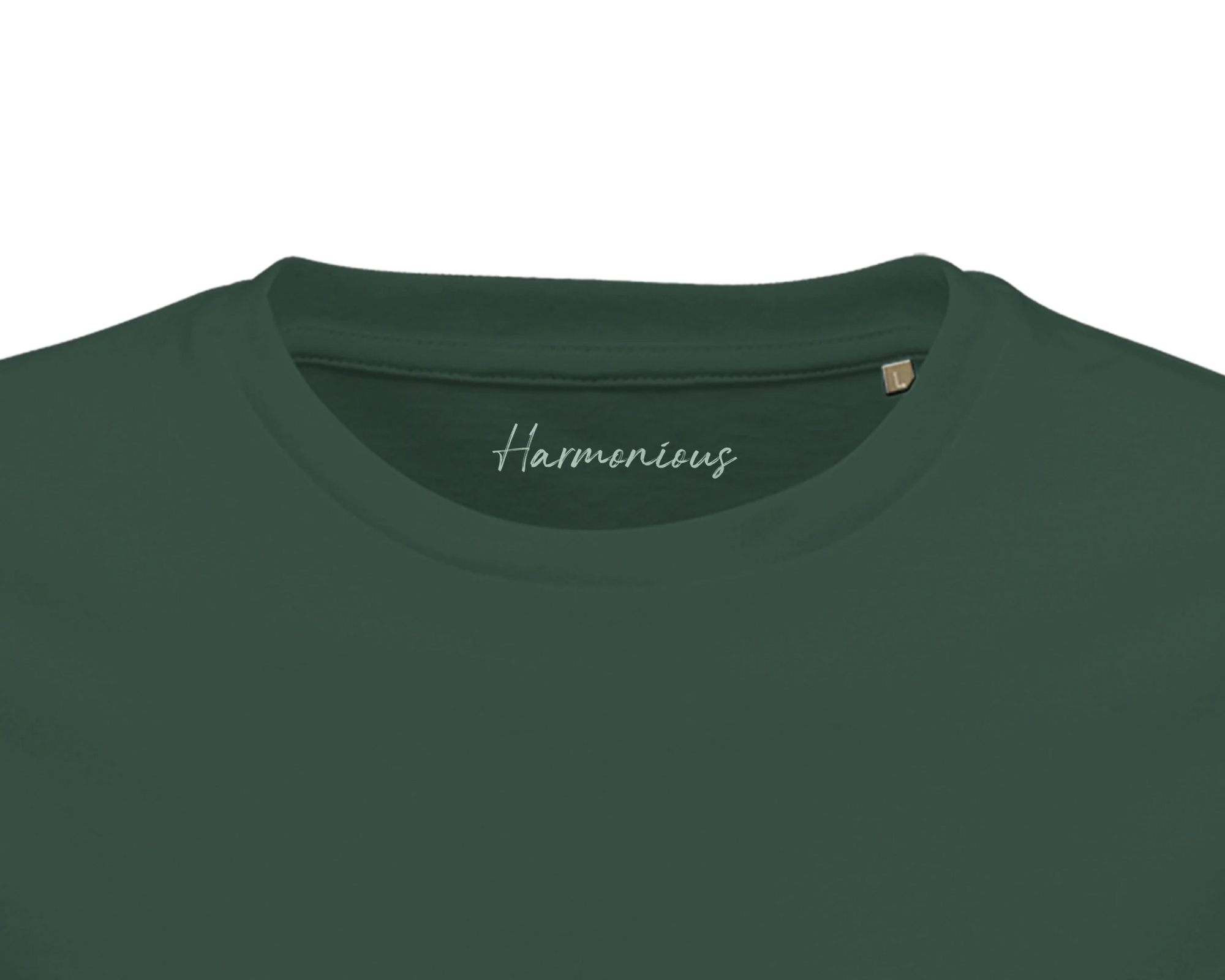 Harmonious  T-shirt  «Underwater Flight »Bottle Green 2