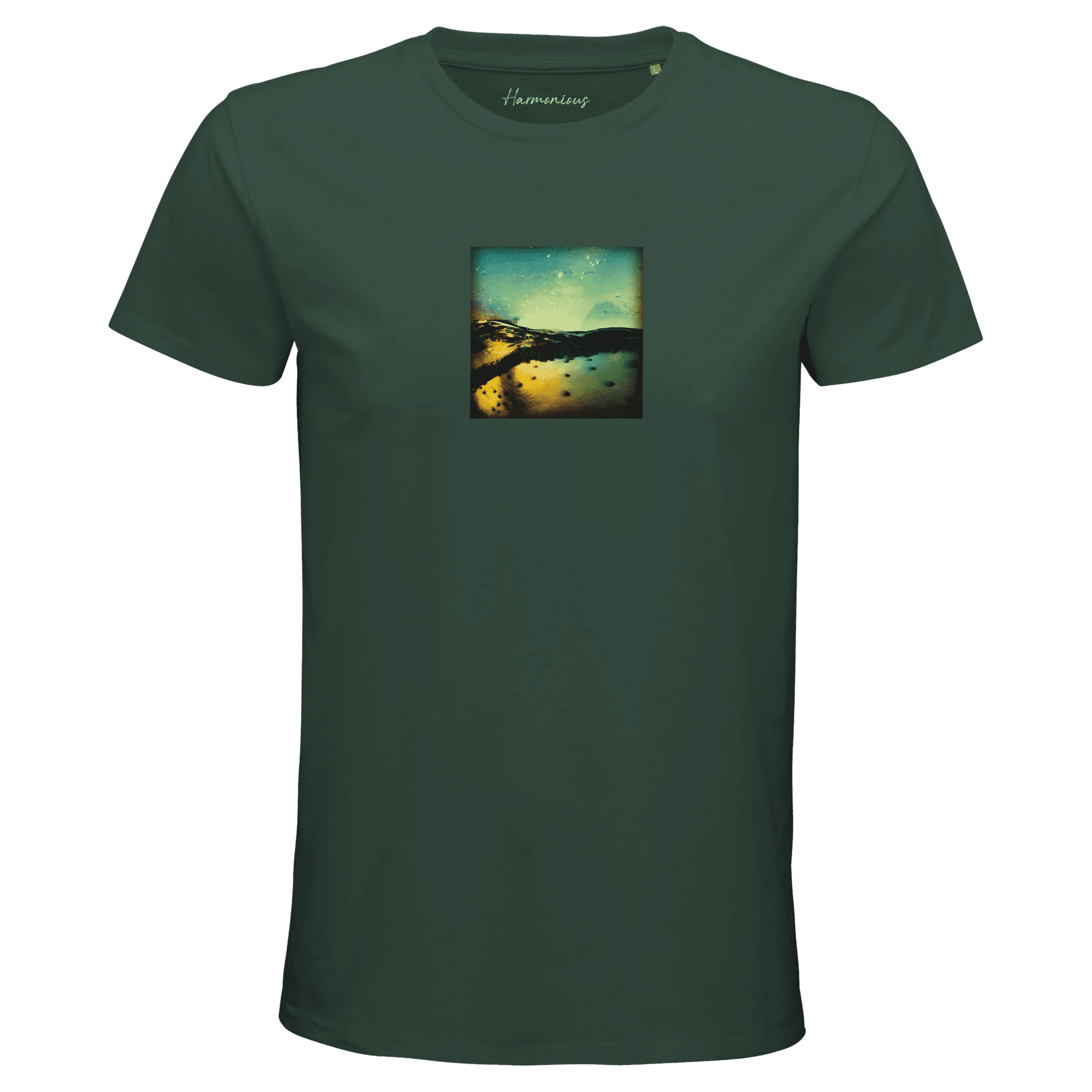 Harmonious  T-shirt  «Underwater Flight »Bottle Green 6