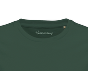 Harmonious - "Underwater Flight" T-shirt Bottle Green XS 2