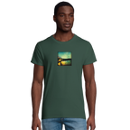 Harmonious - "Underwater Flight" T-shirt Bottle Green XS 5