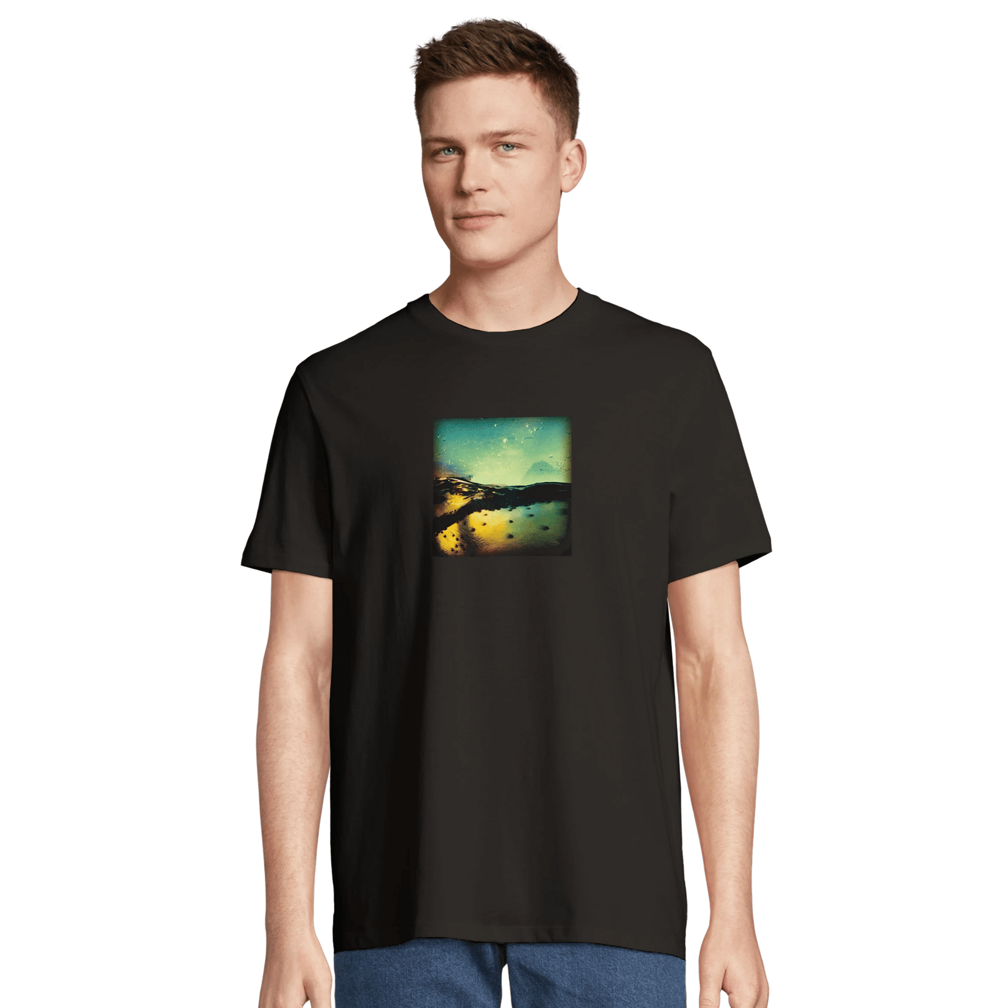 Harmonious - "Underwater Flight" T-shirt Deep Black XS 14