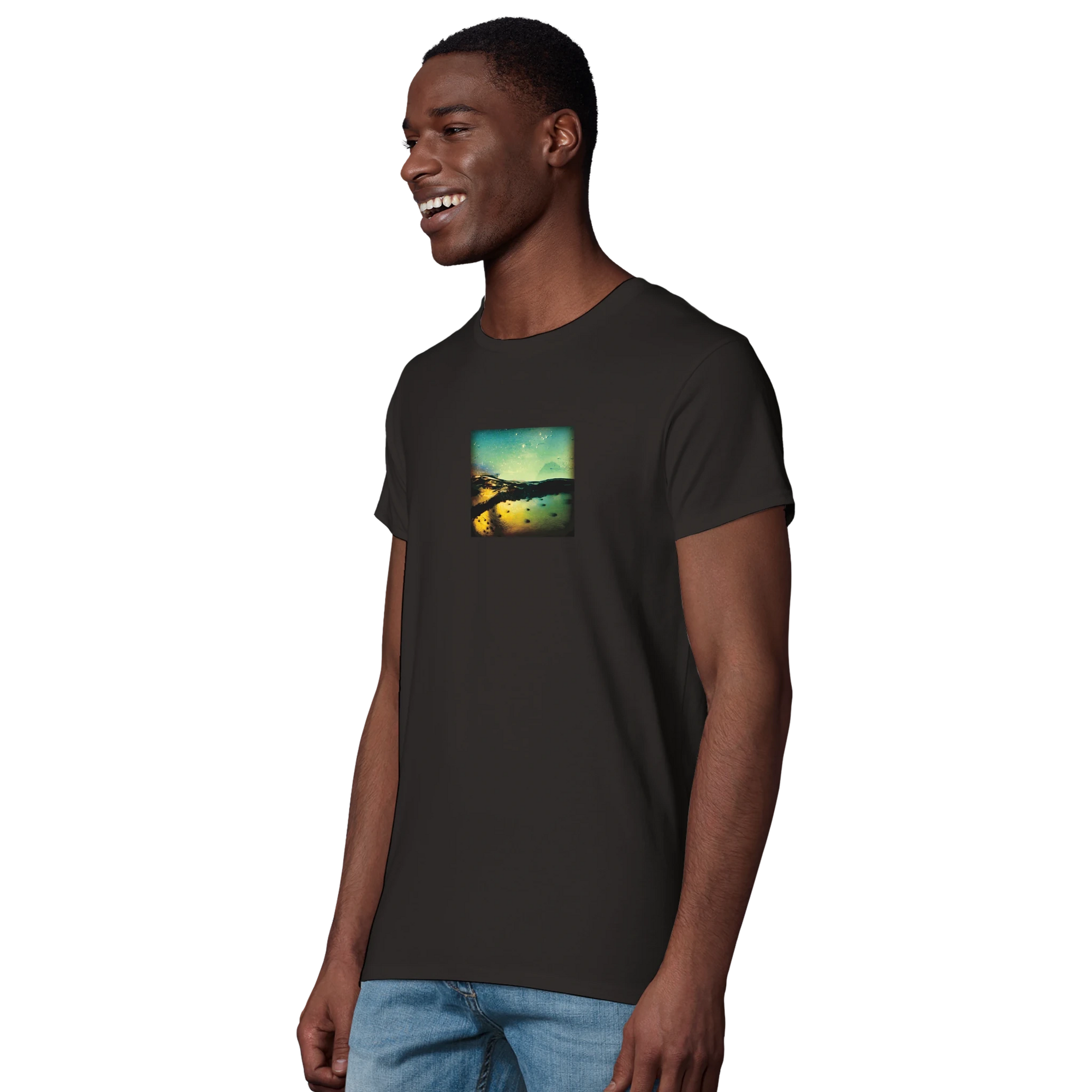 Harmonious  T-shirt  «Underwater Flight »Deep Black 21