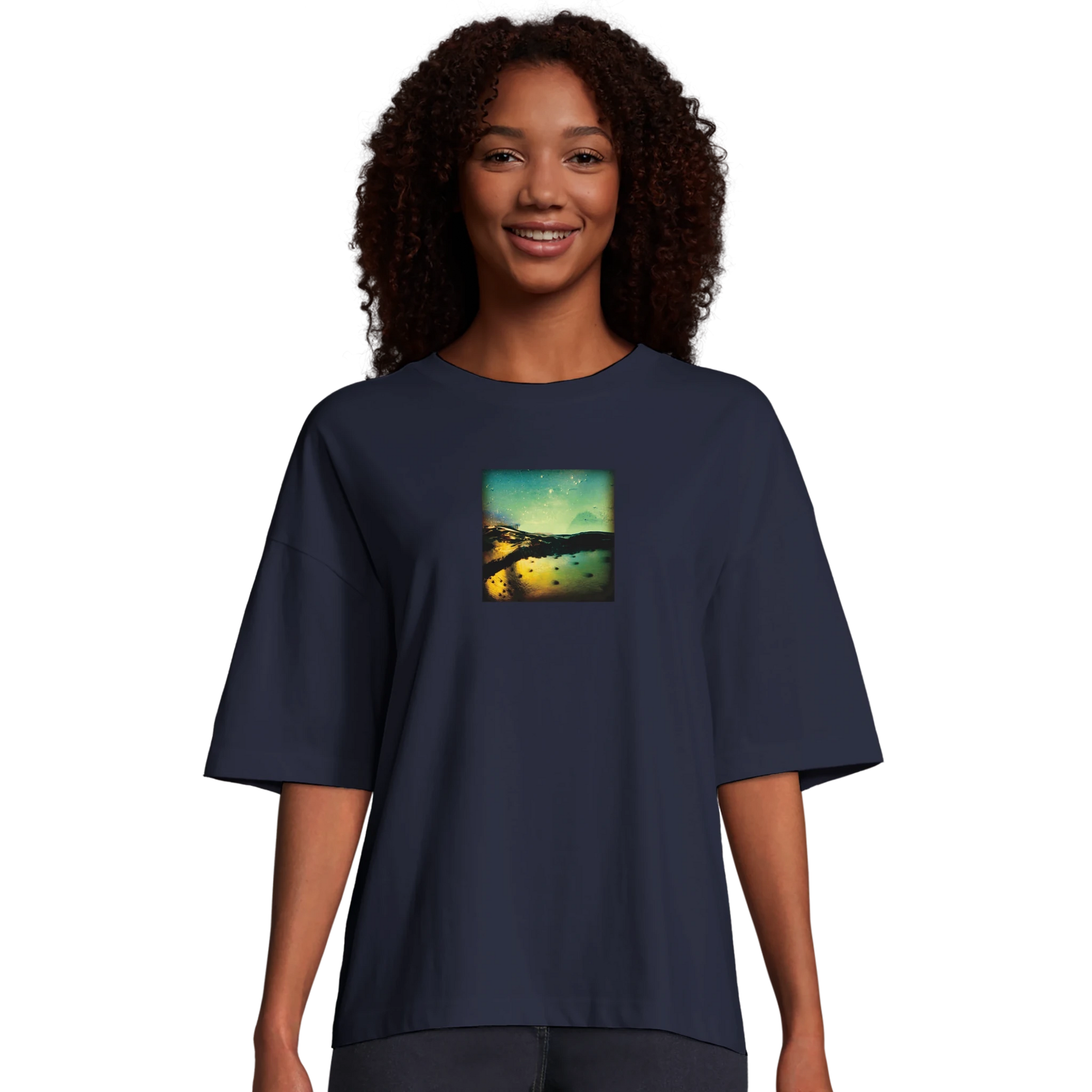 Harmonious - "Underwater Flight" T-shirt French Navy XS 12