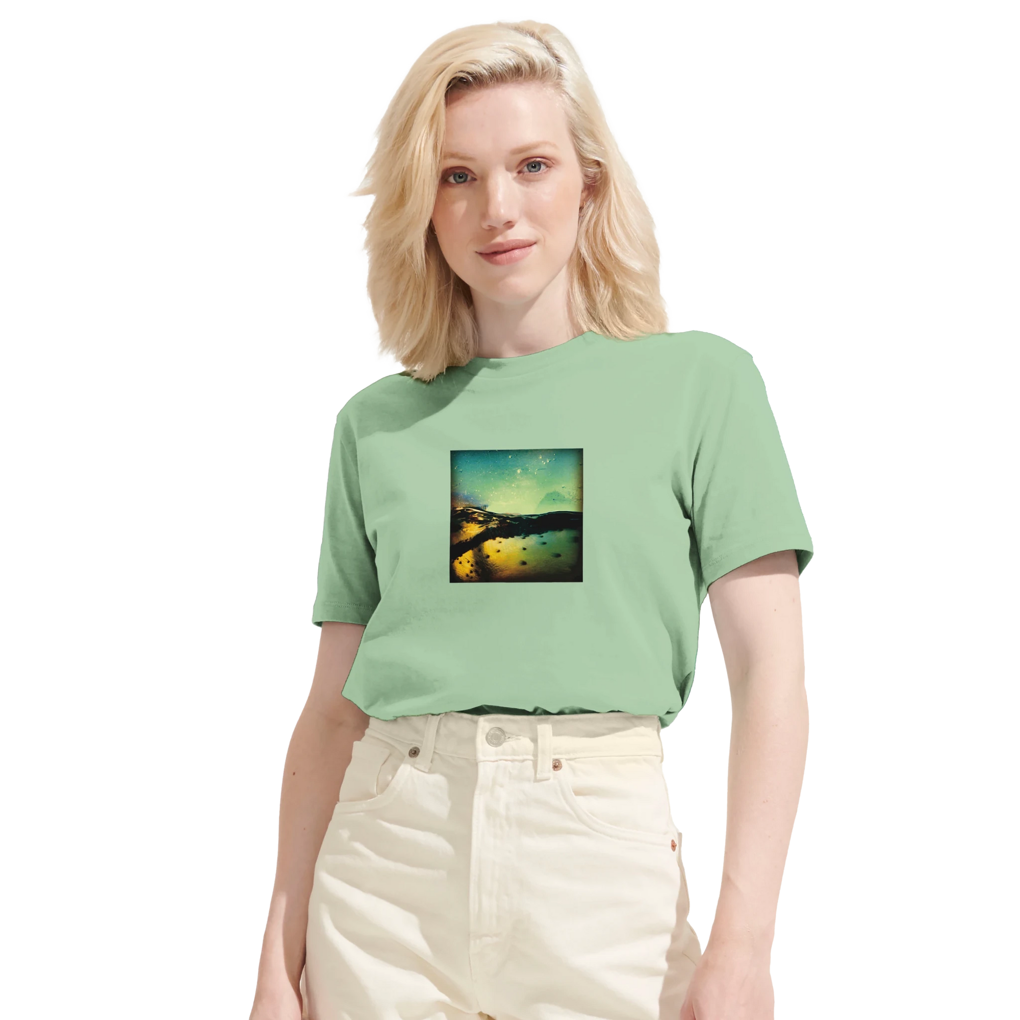 Harmonious - "Underwater Flight" T-shirt frozen green XS 52