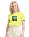 Harmonious - "Underwater Flight" T-shirt Light Yellow XS 64